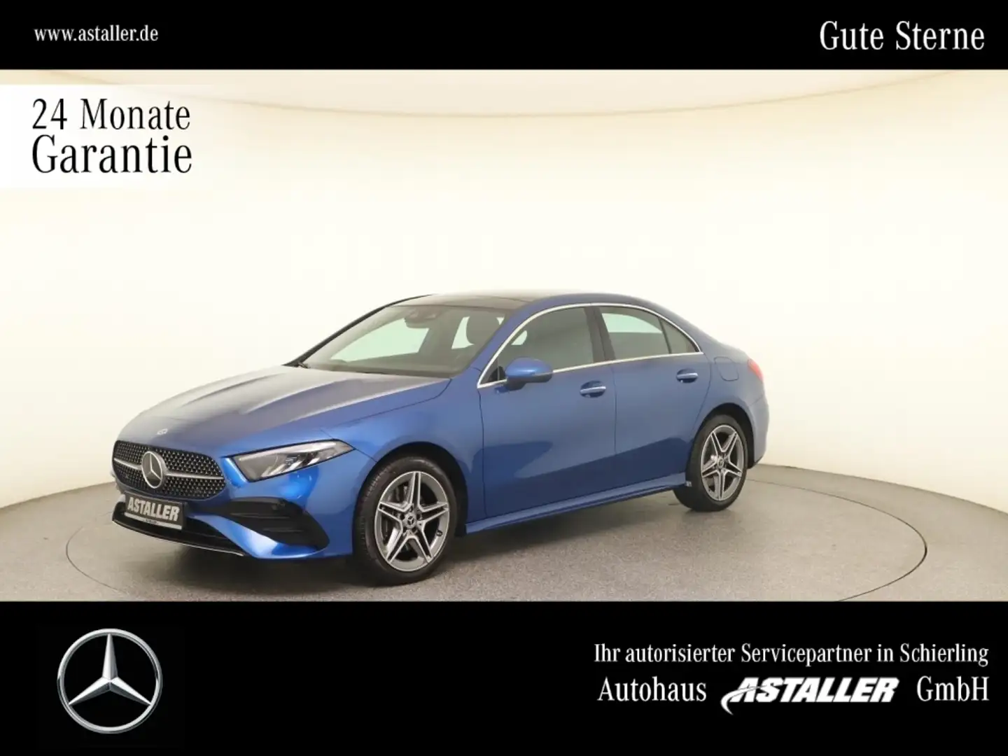 Mercedes-Benz A 250 e Limousine AMG Line Prem Pano+AHK+Distron Blue - 1