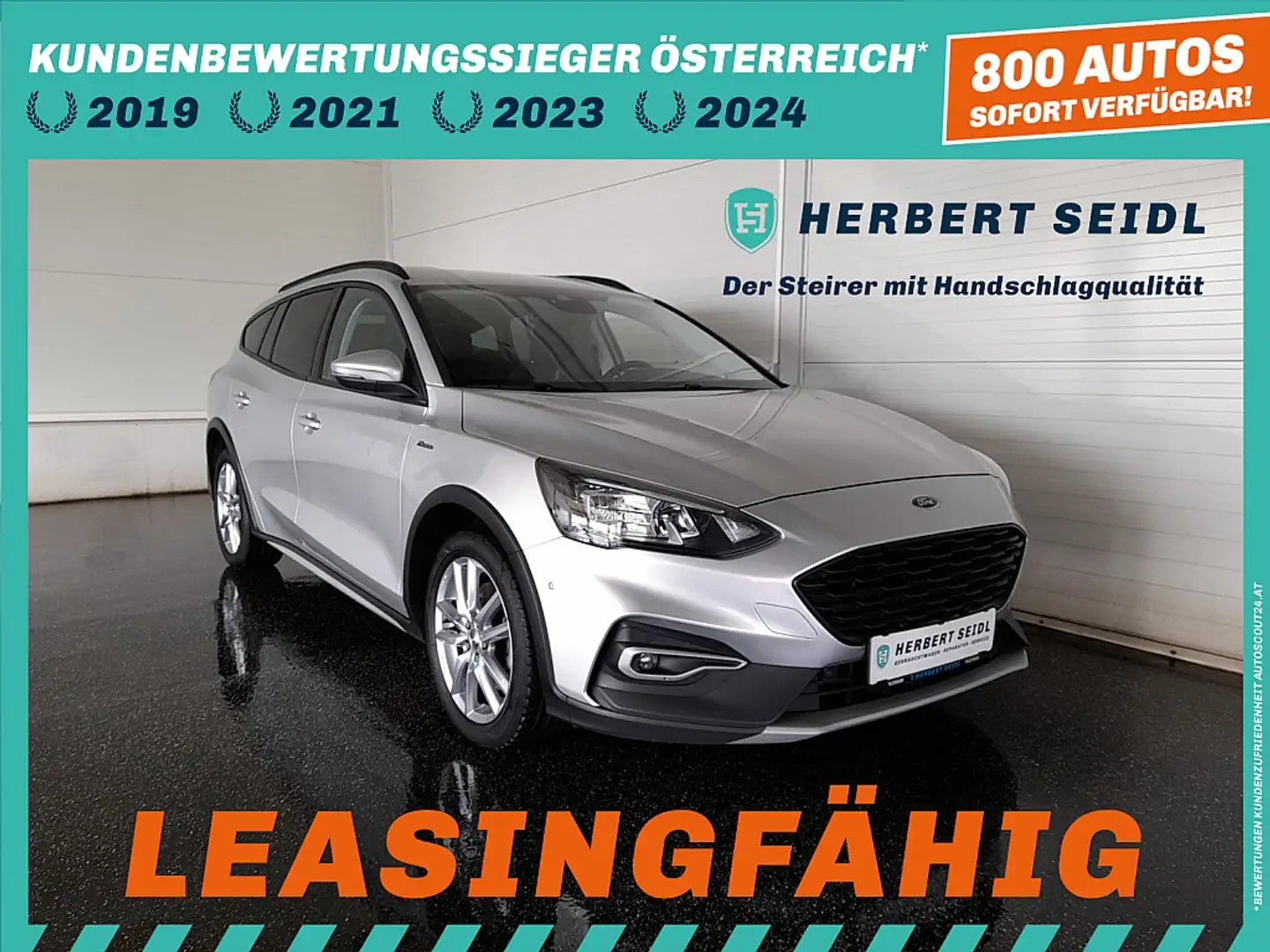 Ford Focus Turnier Active 1,5 EcoBlue Aut. *VOLL LED / NAV... Argent - 1
