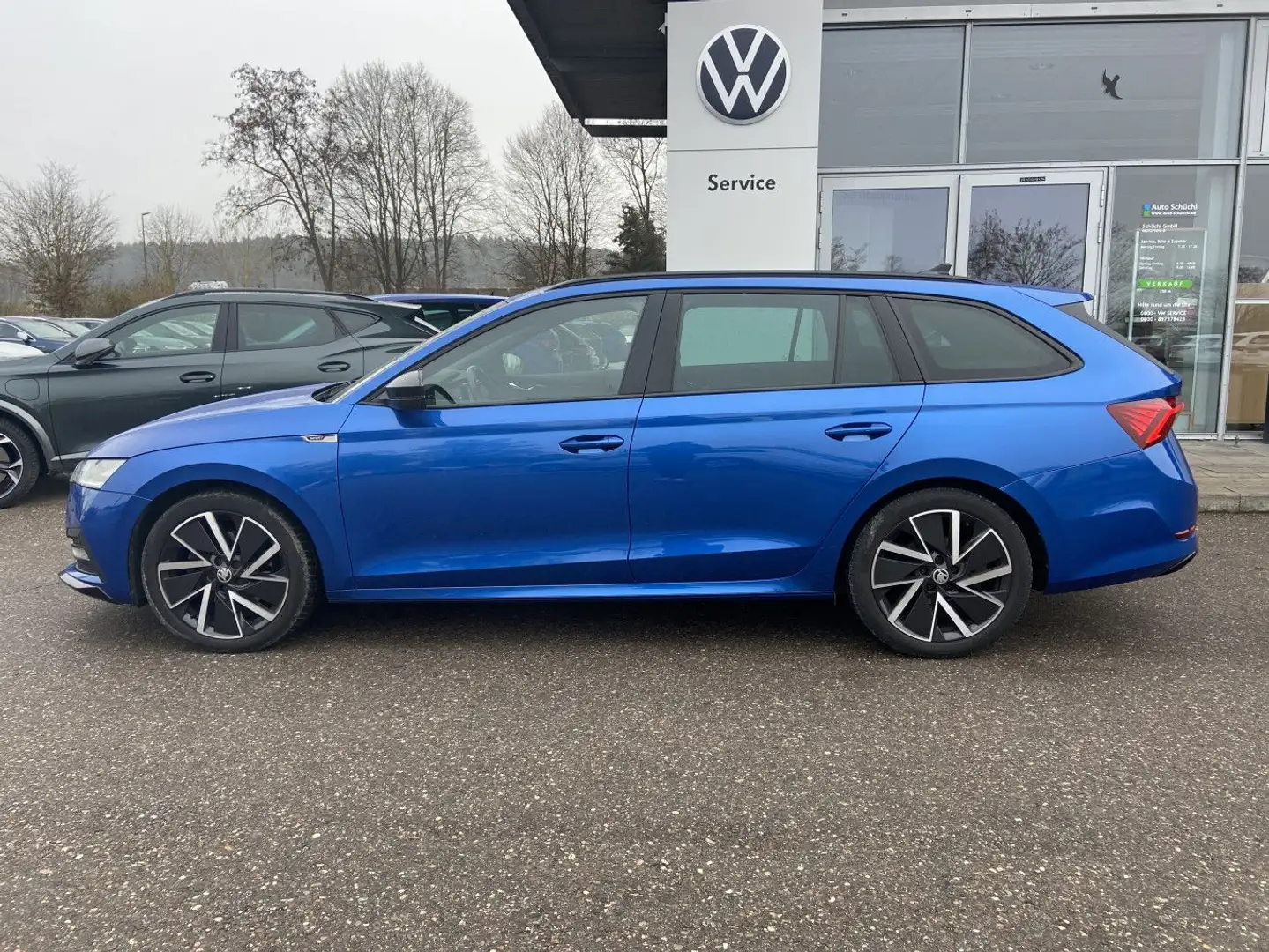 Skoda Octavia Combi 2.0 TDI DSG 4x4 SPORTLINE AHK+HEAD Blau - 2