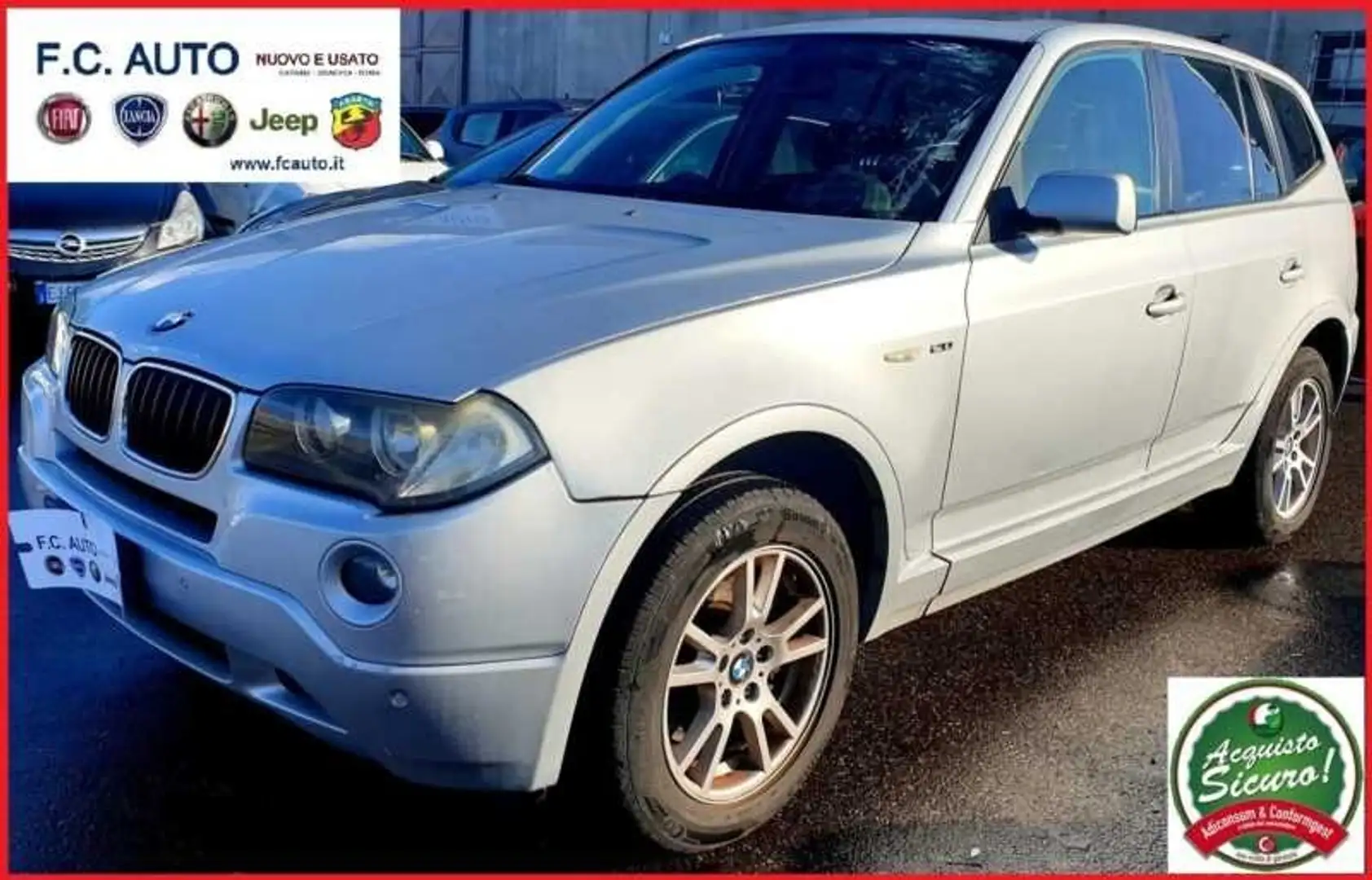 BMW X3 2.0i cat GPL ( gpl revisionato) Argento - 1
