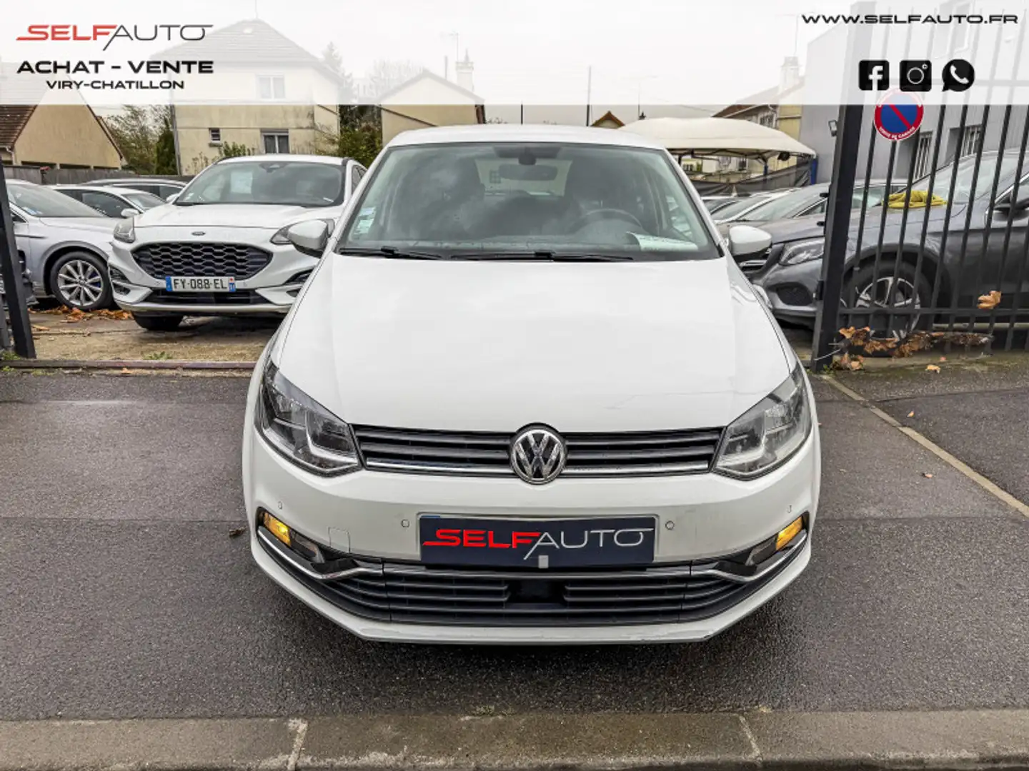 Volkswagen Polo 1.4 TDI 90CH SPORTLINE DSG7 5P Blanc - 2