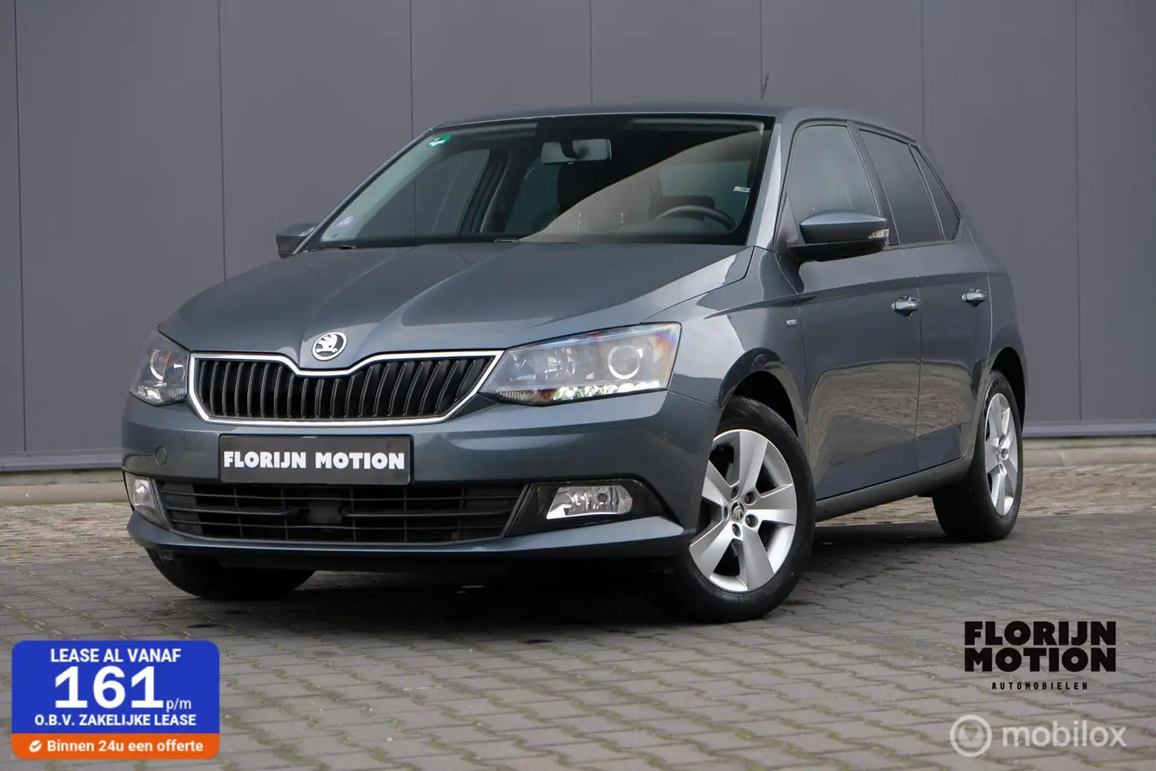 Skoda Fabia 1.0 TSI Clever | Navi | Airco | Adaptieve cruise | Gris - 1