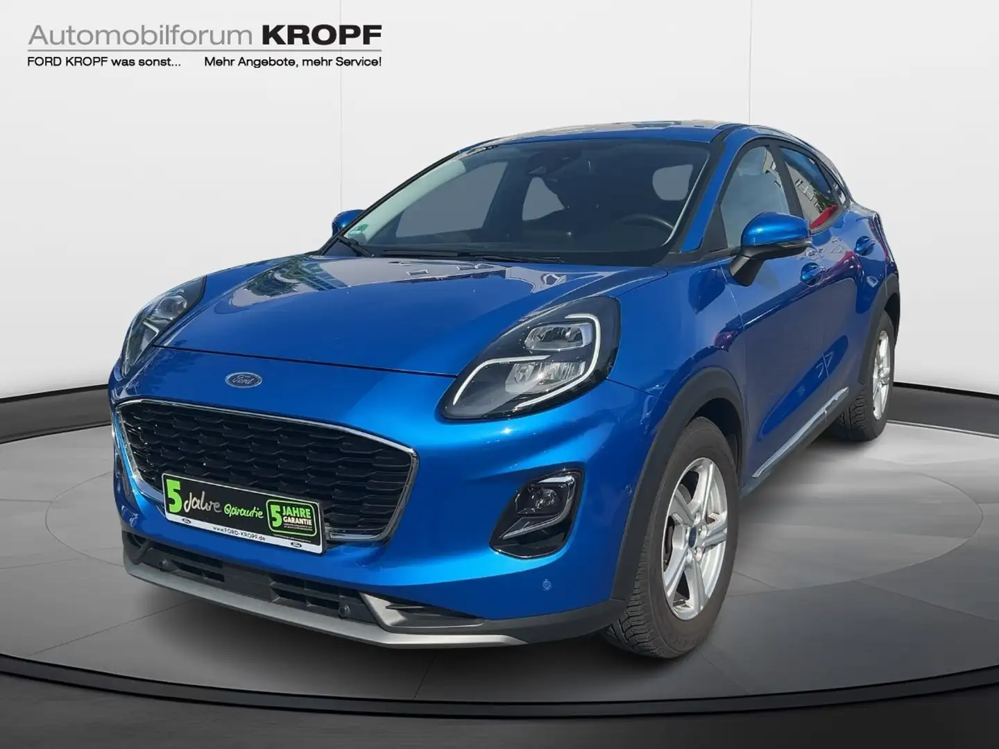 Ford Puma 1.0 EcoBoost Titanium X ACC Navi PARKAS Bleu - 2