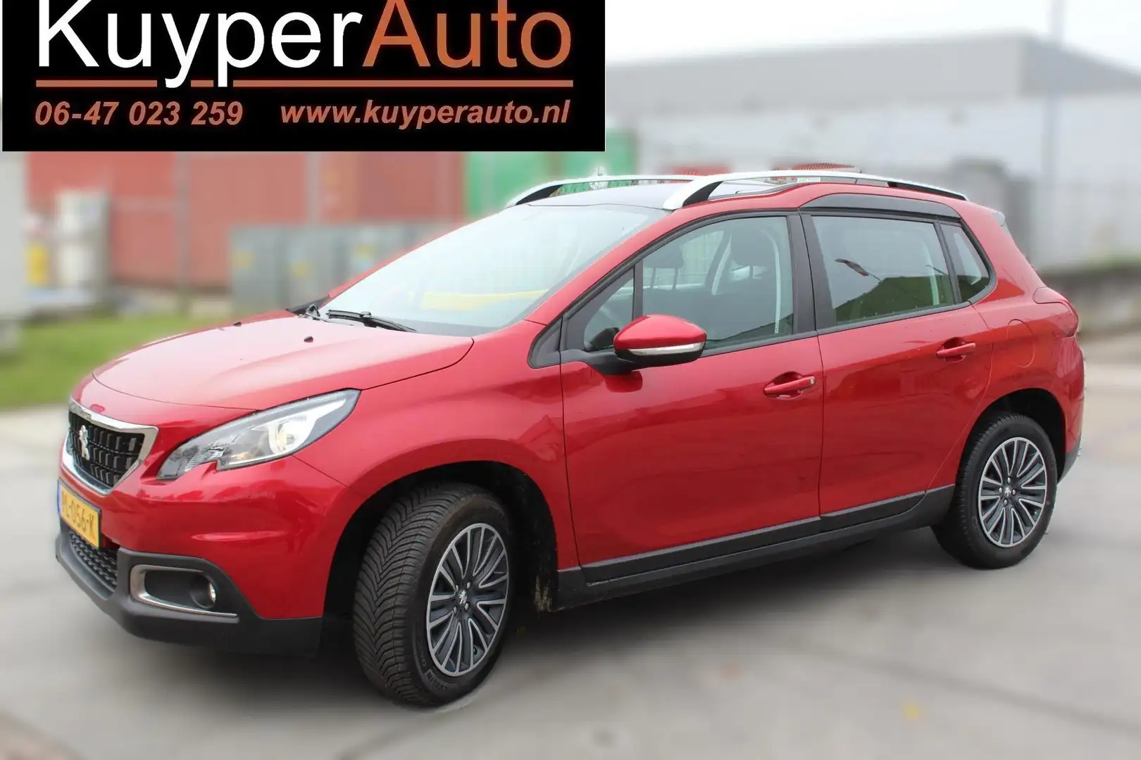 Peugeot 2008 1.2 PureTech Blue Lion AUTOMAAT PANORAMA MULTIMEDI Rood - 2