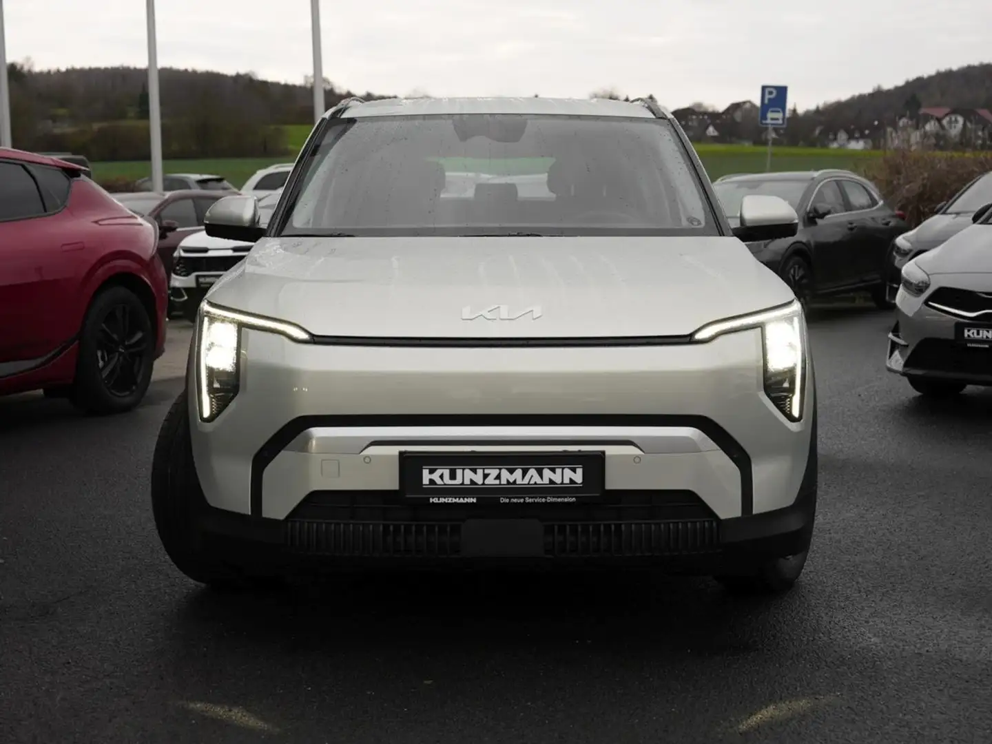 Kia EV3 58,3 kWh Air Navi Totwinkel DriveWise Kamera Argent - 2