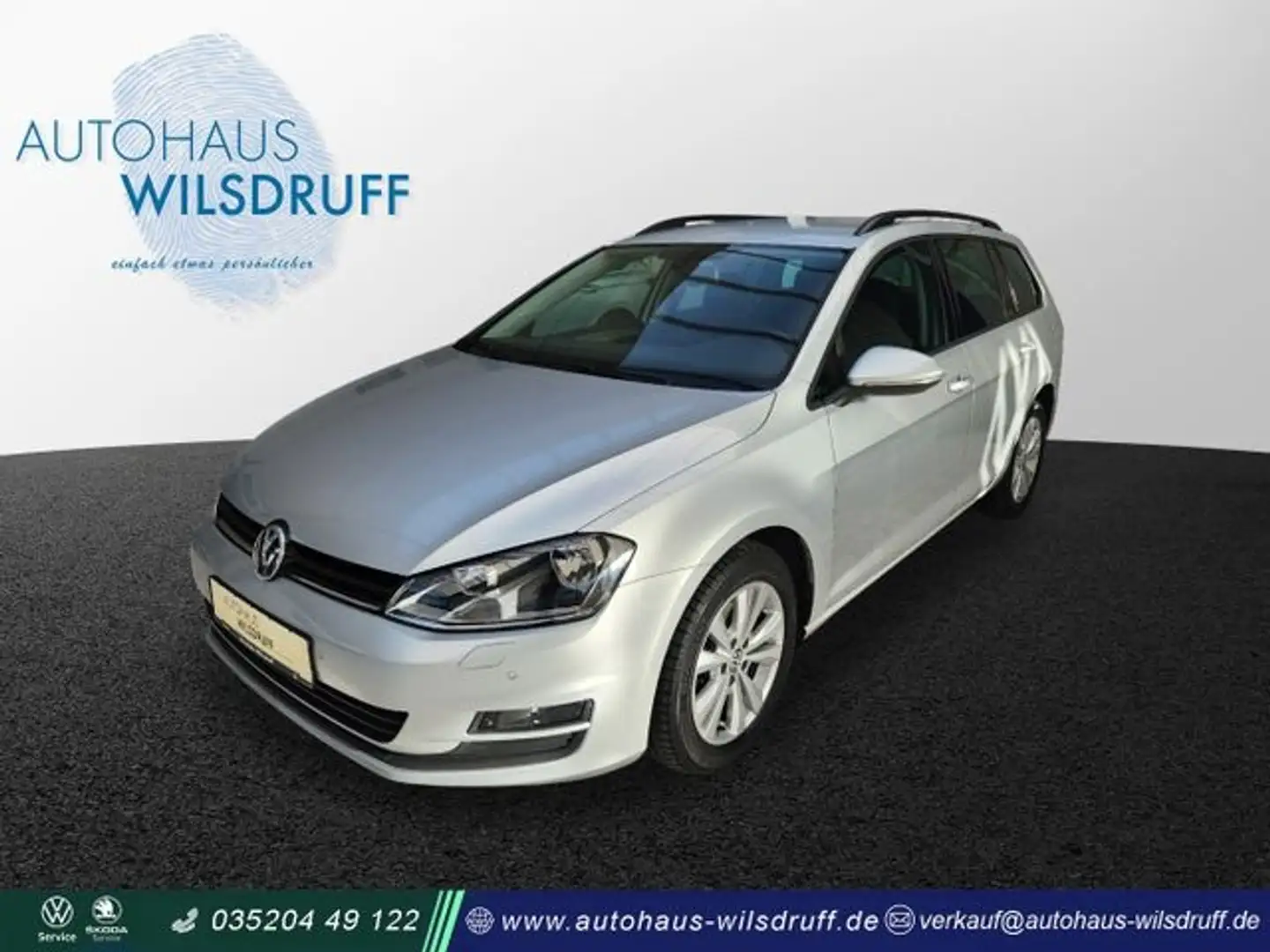 Volkswagen Golf VII 1.4TSi Comfortline PDC NAVI SHZ Argent - 1