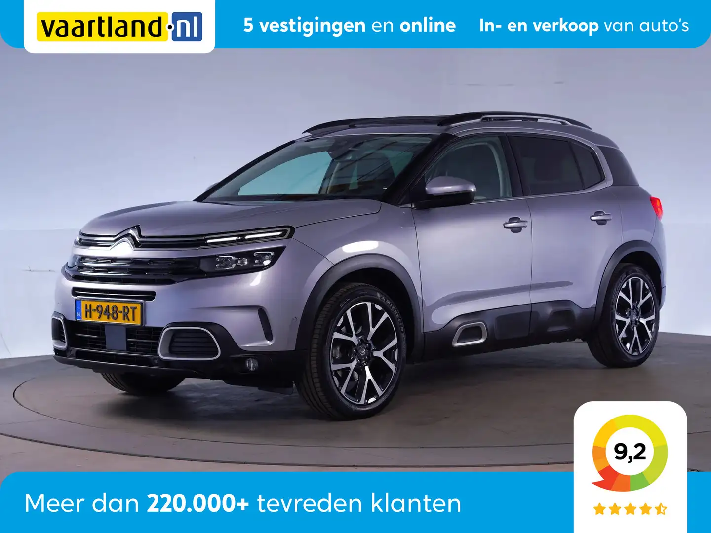 Citroen C5 Aircross 1.2 PT Executive Business Plus [ Panorama LED Navi Grijs - 1