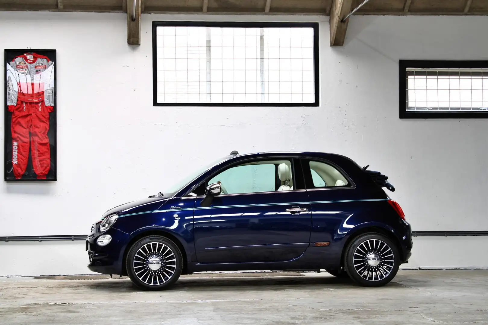 Fiat 500C 0.9 TwinAir Turbo Riva | Limited Edition | Parkeer Blau - 2