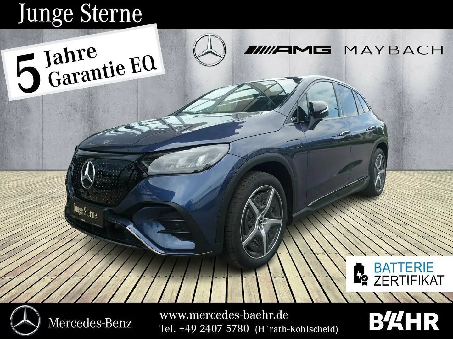 Mercedes-Benz EQE SUV EQE 300 SUV AMG+Night/"Flex-Bonus" - 3.850 Euro! Blau - 1