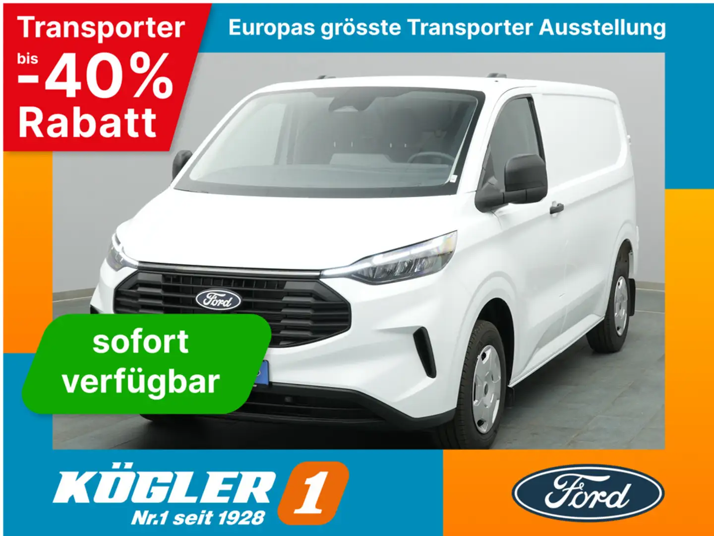 Ford Transit Custom Kasten 280 L1 Trend 110PS Blanco - 1