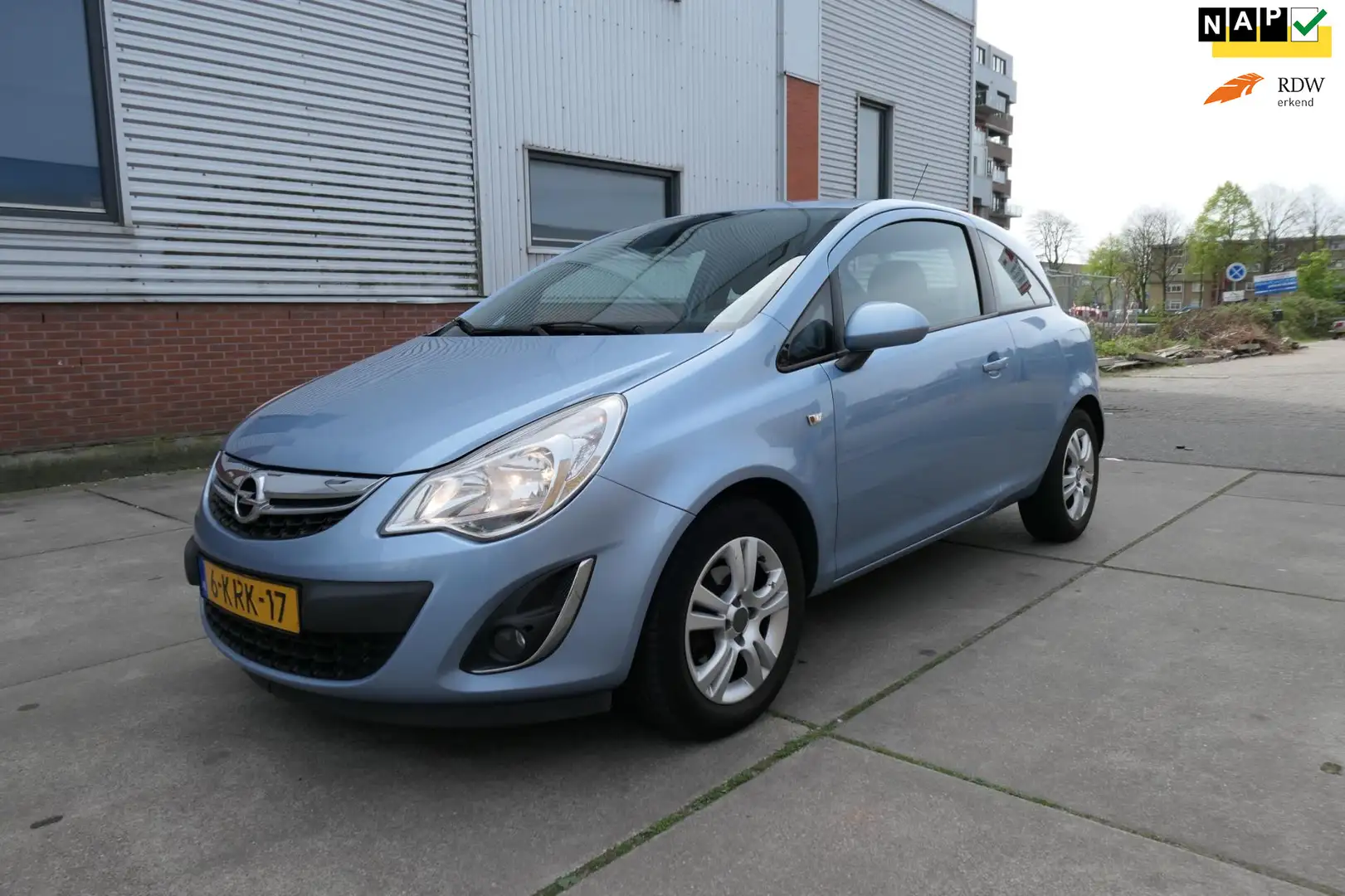 Opel Corsa 1.2-16V Berlin Apk/Airco/Cruise/Nap/Cd/Velgen/Boek Blauw - 1