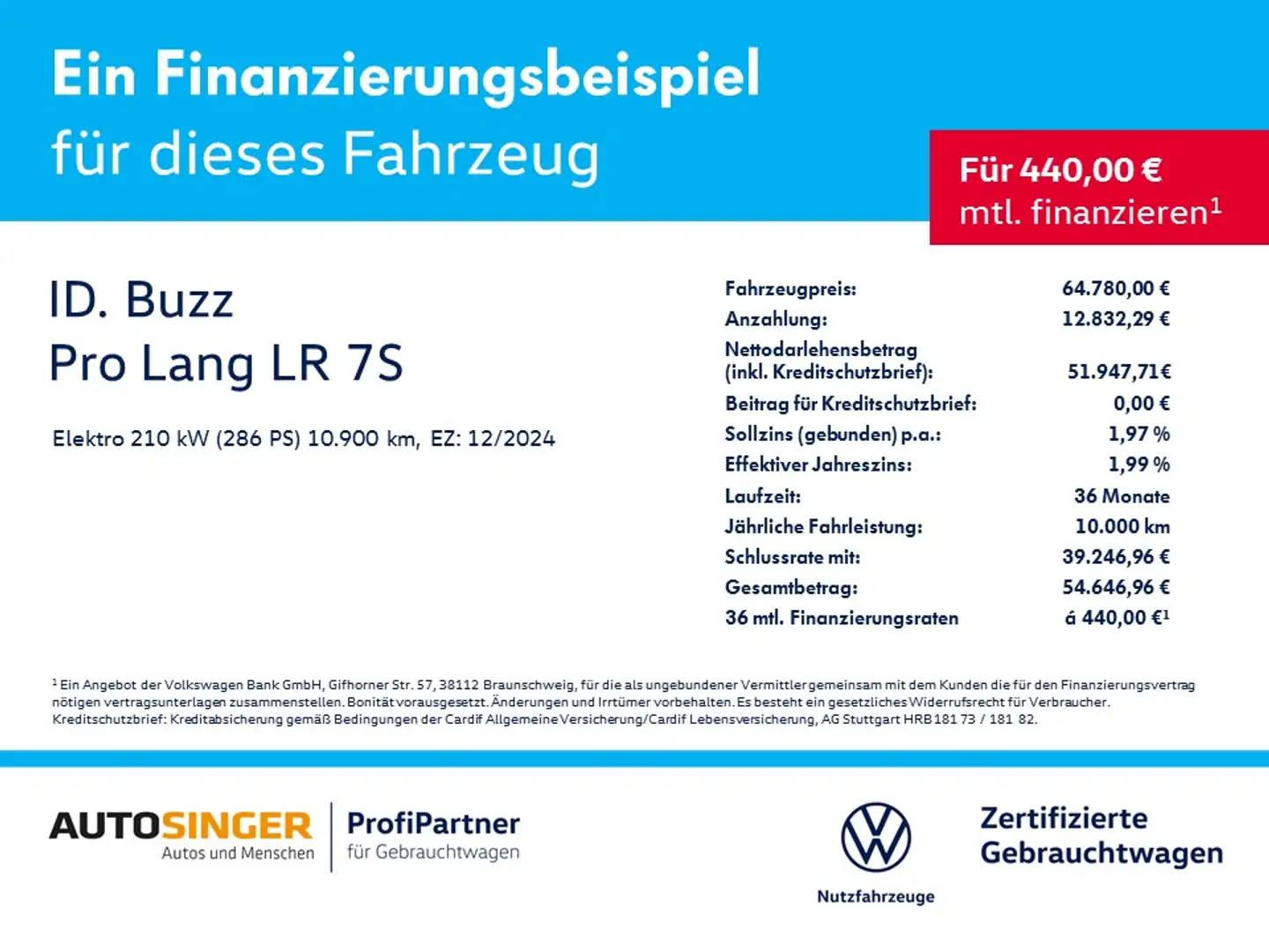 Volkswagen ID. Buzz ID.Buzz Pro LANG LR 7S *PANO*IQ-L*AHK*ACC*HUD* Weiß - 2