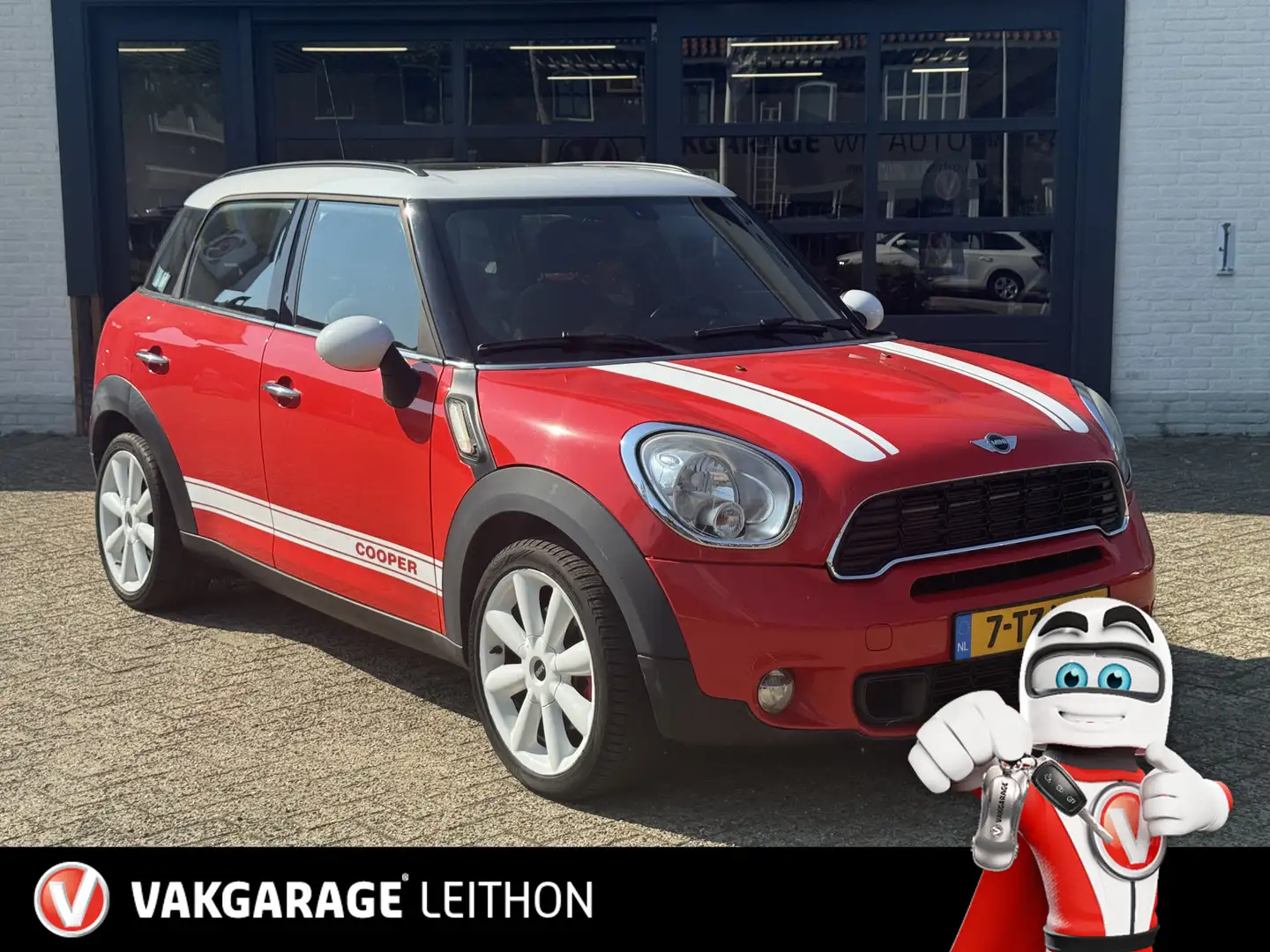 MINI Cooper S Countryman Mini 1.6 Chili - Red Hot - schuif/kantel dak - key Rood - 1
