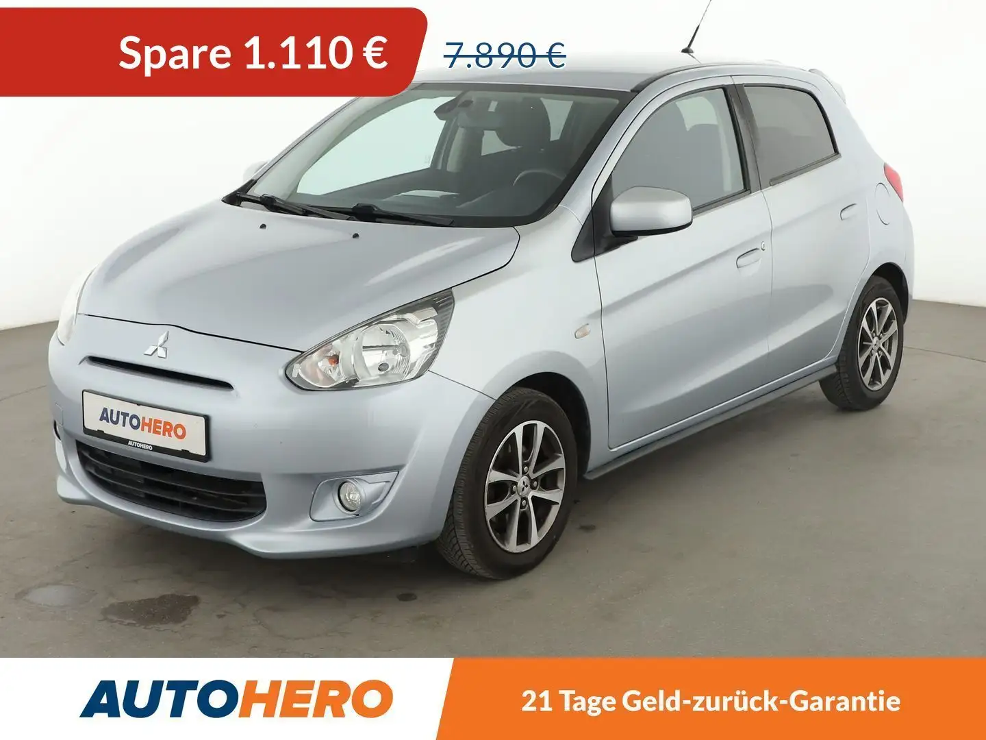 Mitsubishi Space Star 1.2 Basis *ALU*KLIMA*START/STOP* Silber - 1