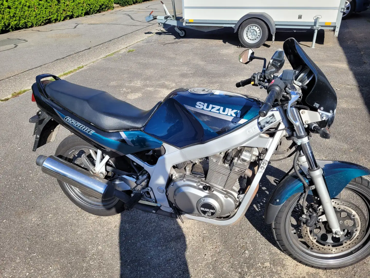 Suzuki GS 500 Blau - 1