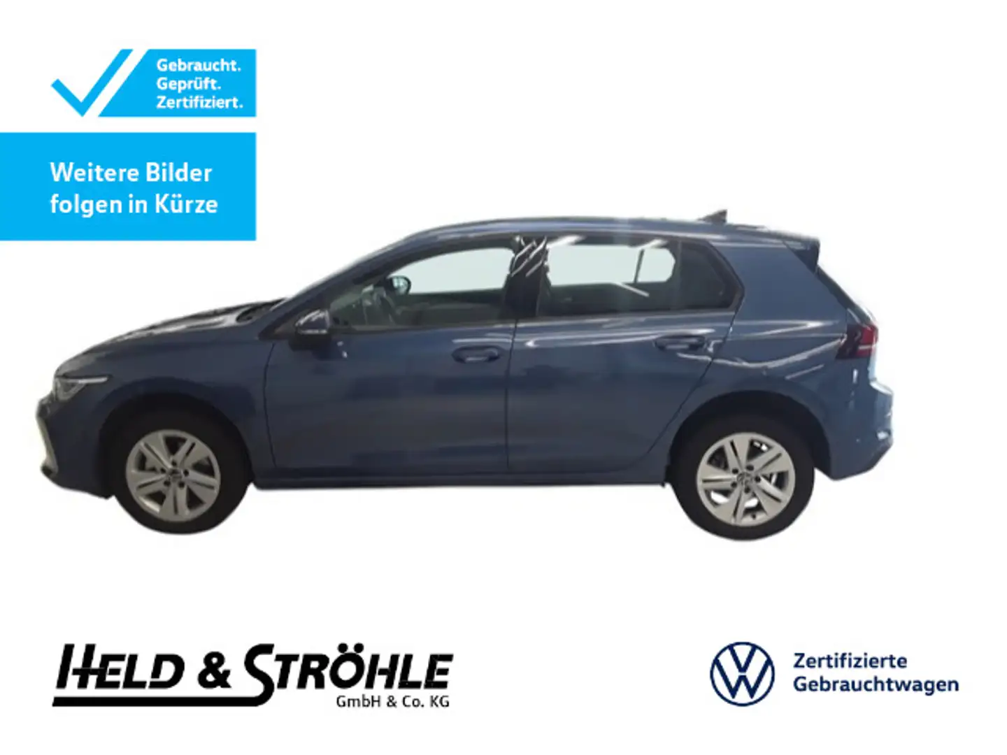 Volkswagen Golf 8 Life 1.5 TSI FACELIFT LED NAV AHK IDA ACC Blau - 1