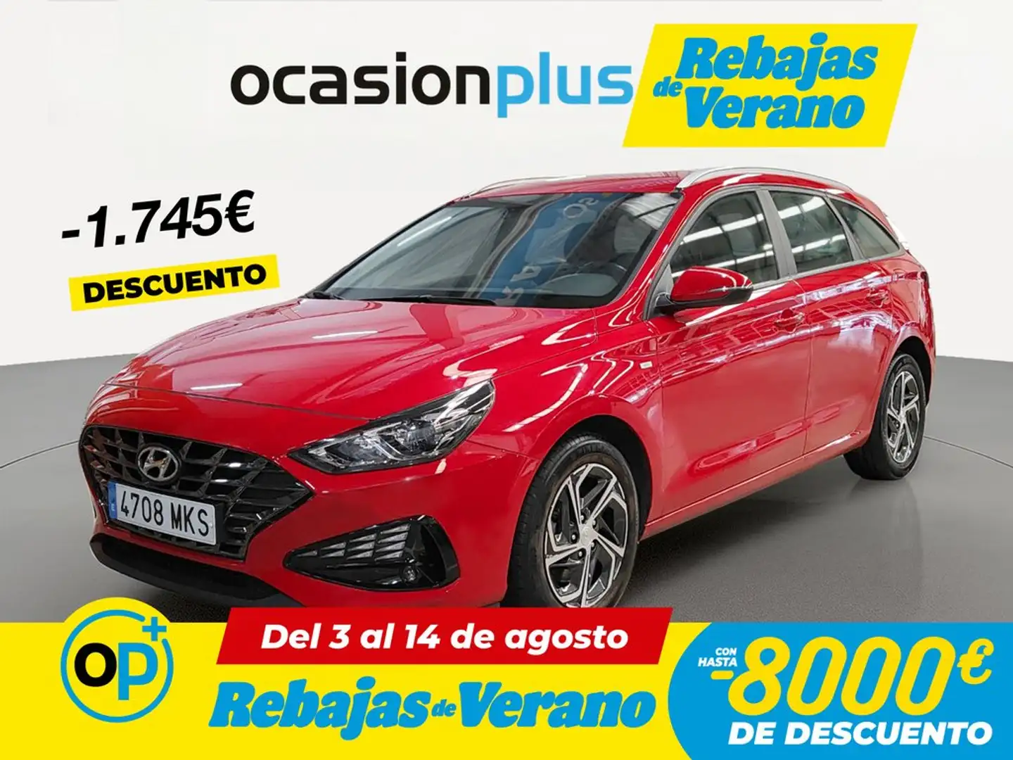 Hyundai i30 CW 1.0 TGDI Klass 48V 120 Rojo - 1