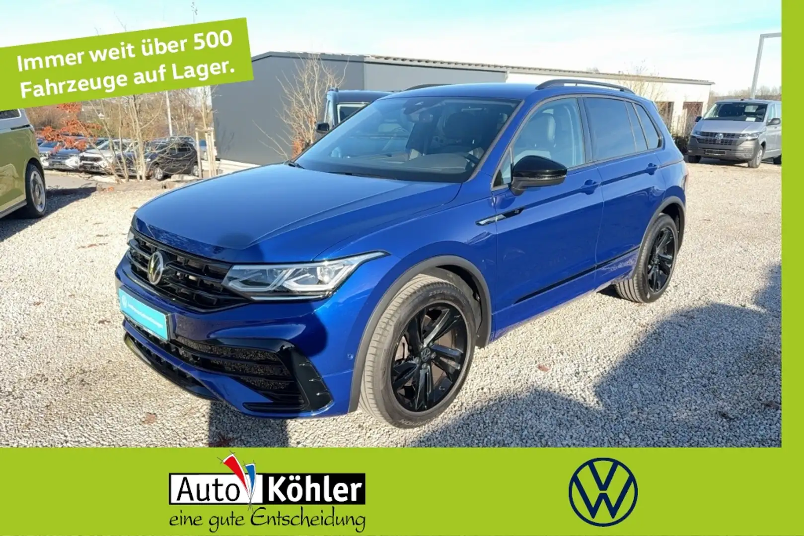Volkswagen Tiguan R-Line TSi DSG 4M Matrix/Standheizung Blau - 1
