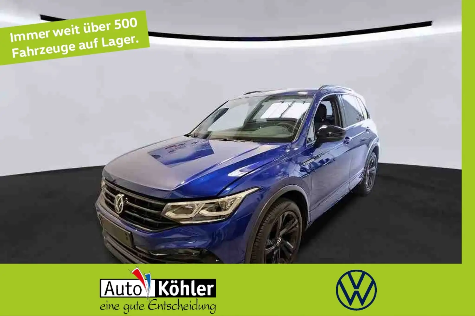 Volkswagen Tiguan R-Line TSi DSG 4M Matrix/Standheizung Blau - 1