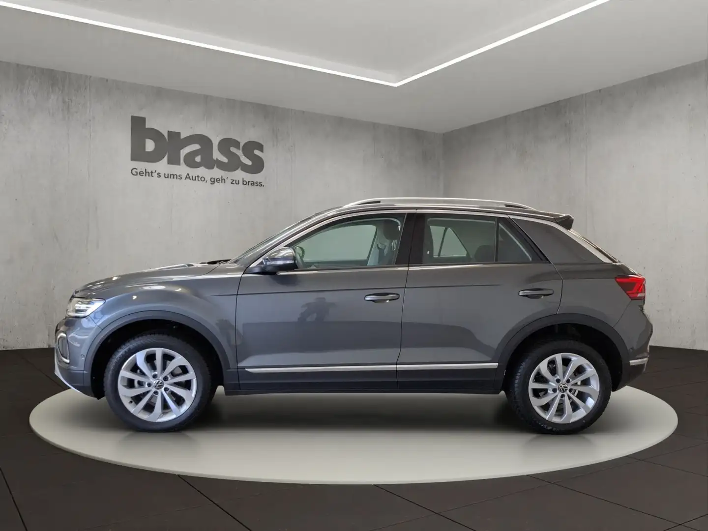 Volkswagen T-Roc Style 1.5 l TSI OPF 110 kW (150 PS ) 7-Gan Grau - 2