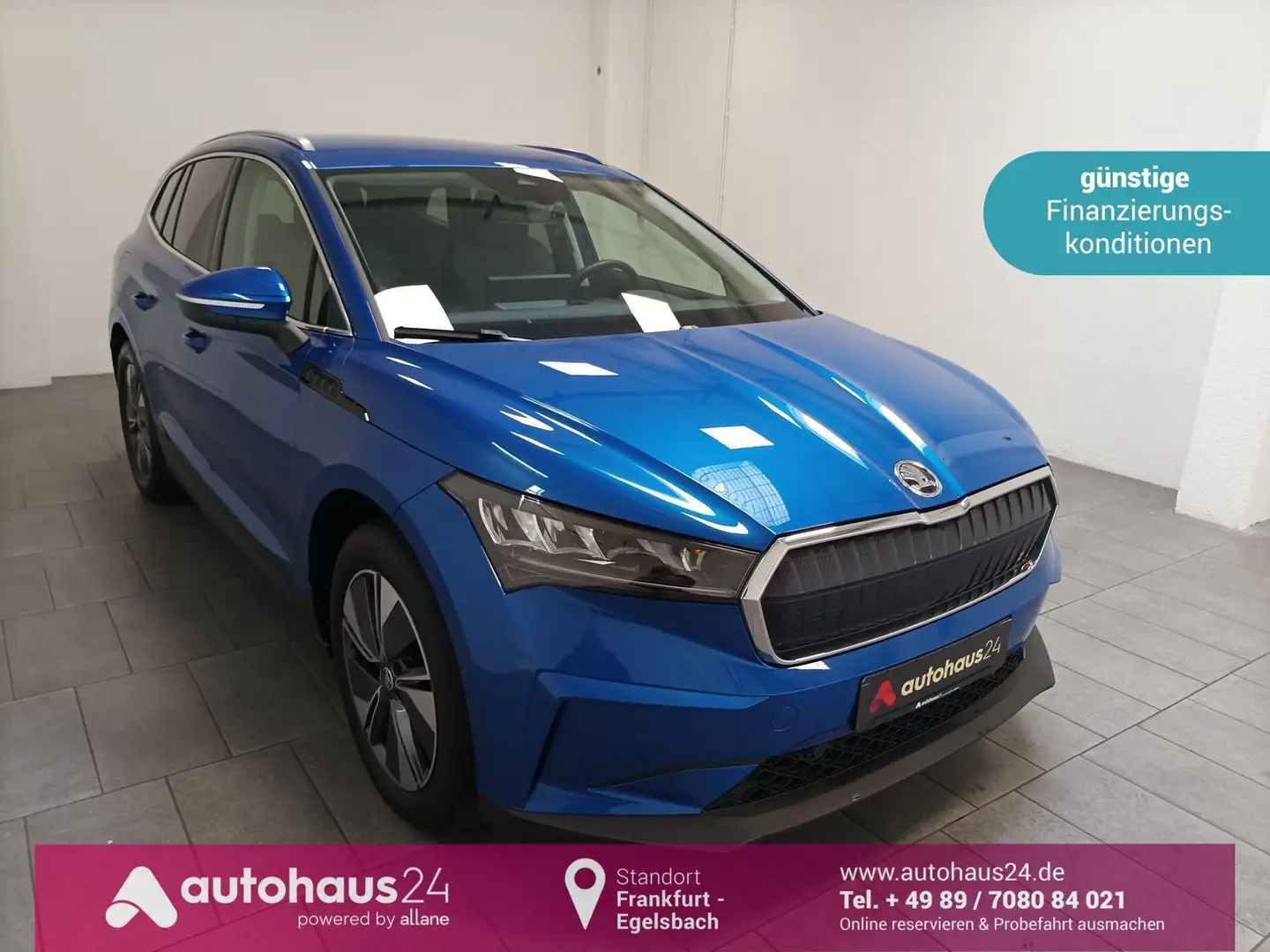 Skoda Enyaq 85 Loft AHK|Navi|CAM|V. Cockpit Albastru - 1