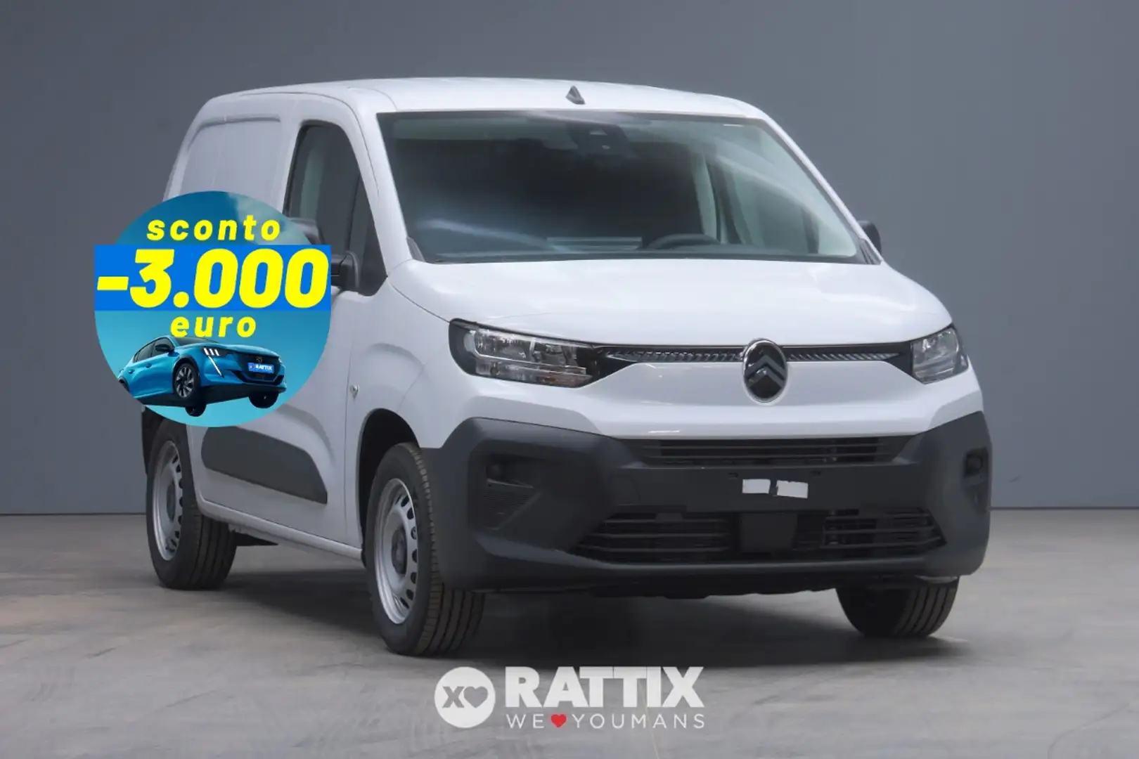 Citroen Berlingo Van 1.5 BlueHDI 100CV M IVA ESCLUSA Wit - 1