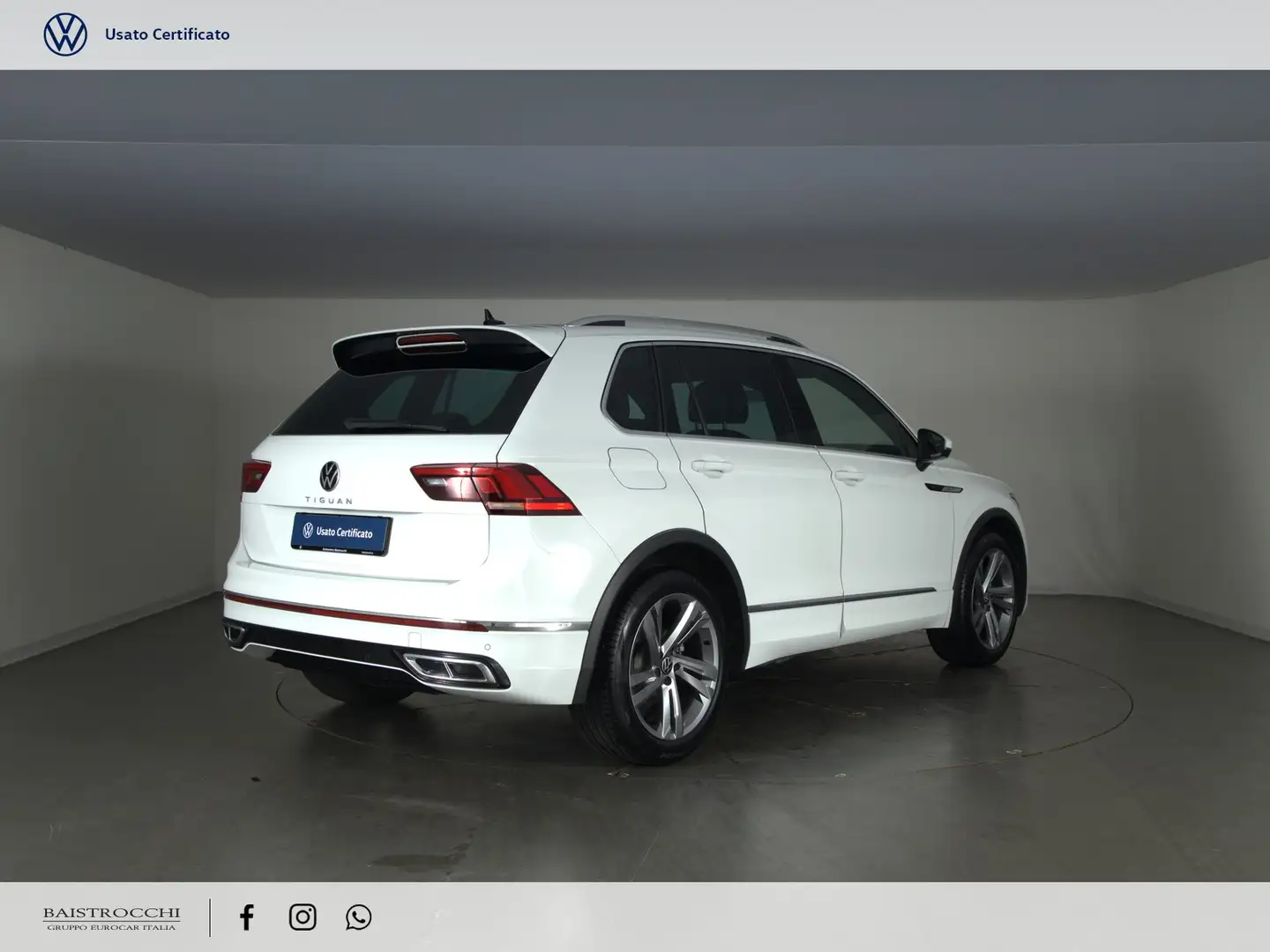Volkswagen Tiguan 1.5 tsi r-line 150cv dsg Bianco - 2