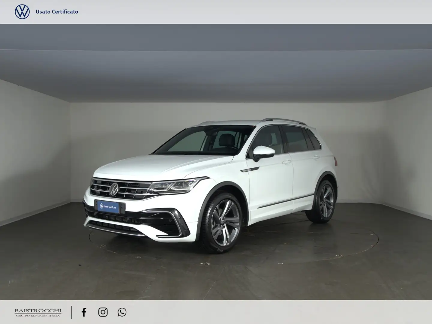 Volkswagen Tiguan 1.5 tsi r-line 150cv dsg Bianco - 1