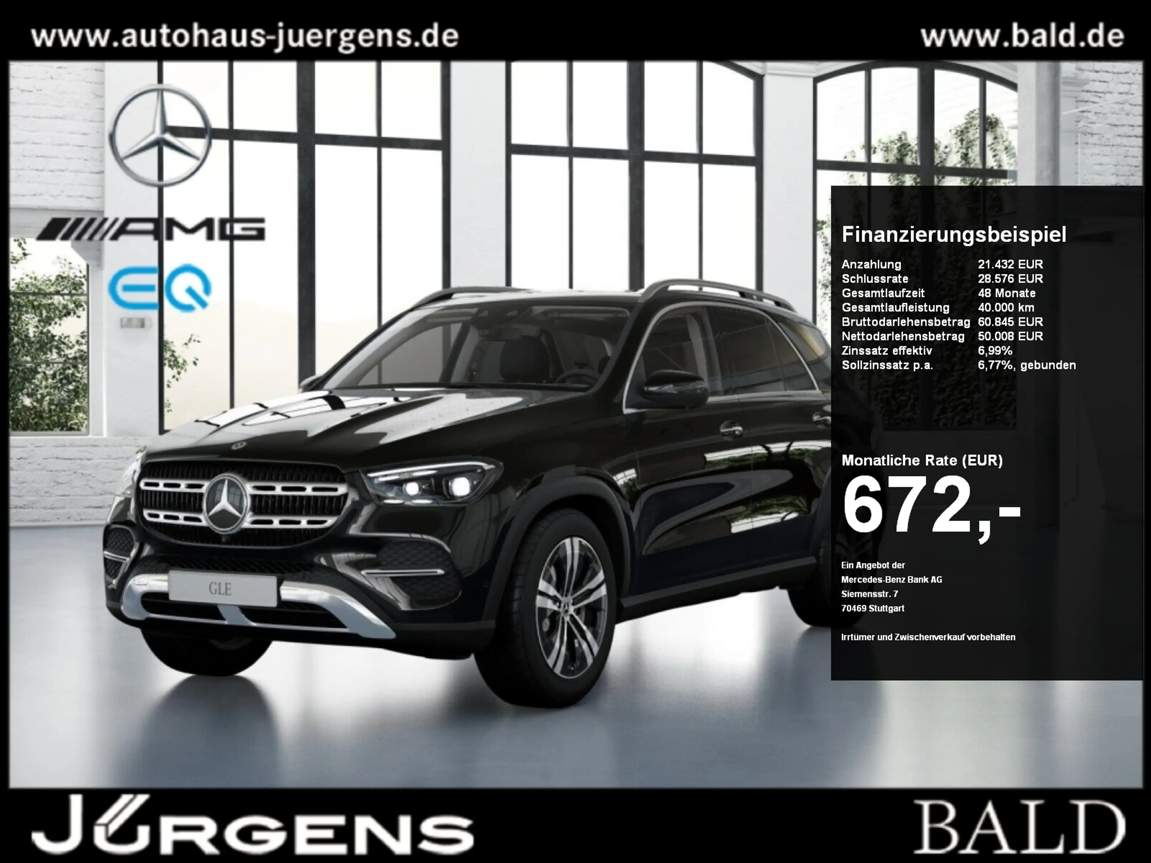 Mercedes-Benz GLE 580 4M MLB/Pano/Burm/AHK/Sitzklima/HUD/Memo