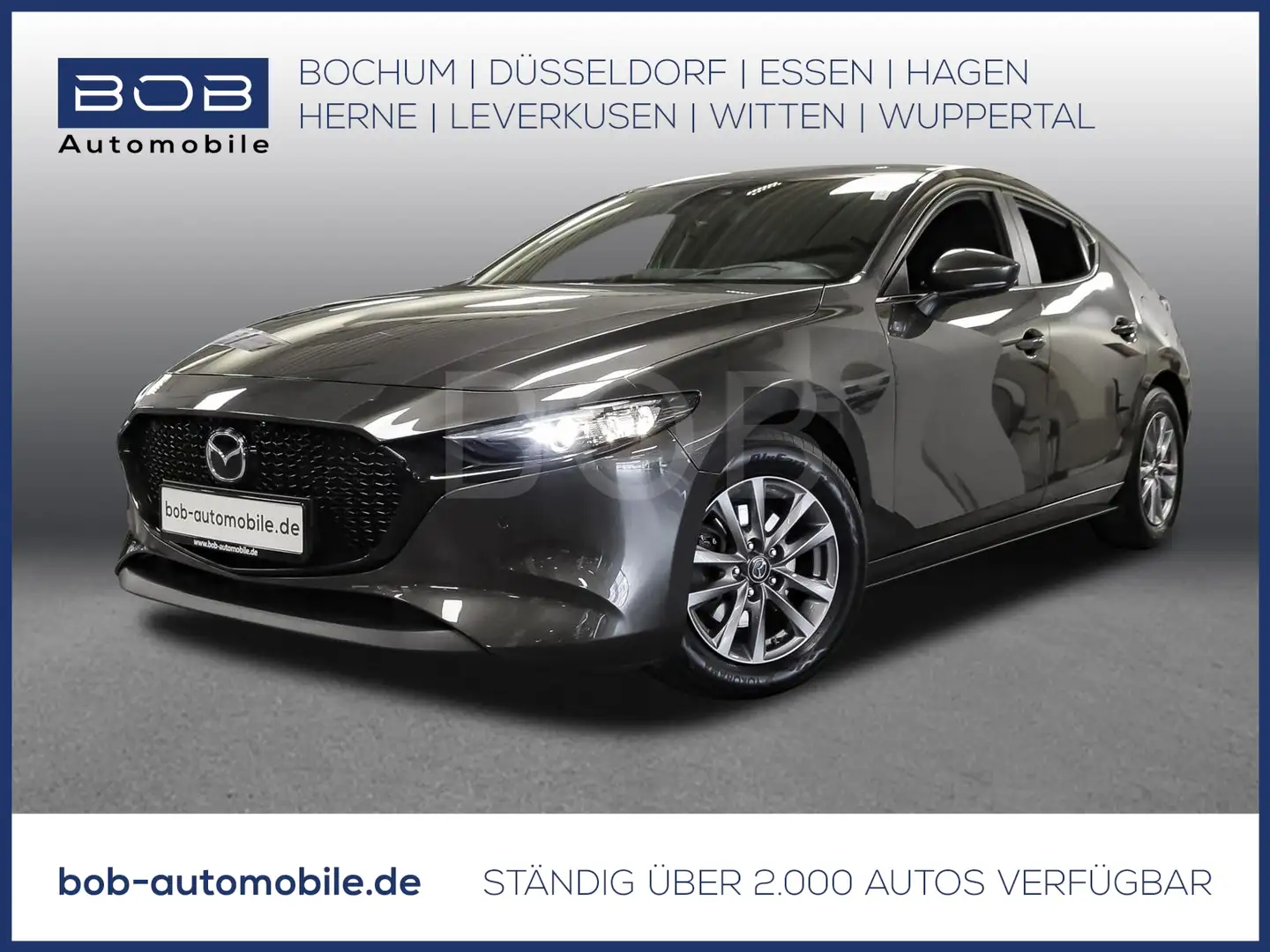 Mazda 3 SKYACTIV-G M-Hybrid Selection LED NAVI SHZ LHZ RFK Brun - 1