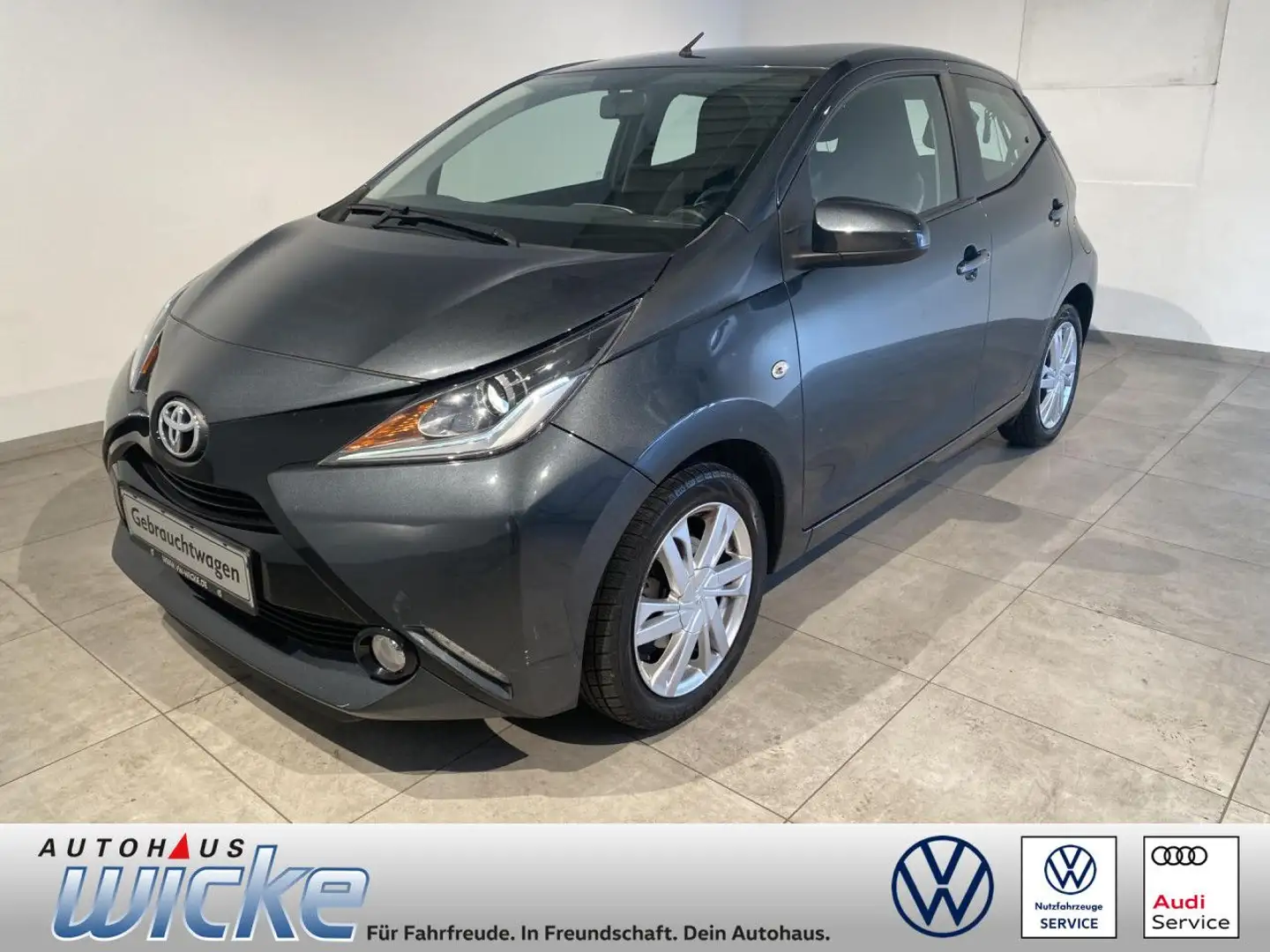 Toyota Aygo 1.0 x-play Team D KLIMA RÜCKFAHRKAMERA LM FEL Šedá - 1