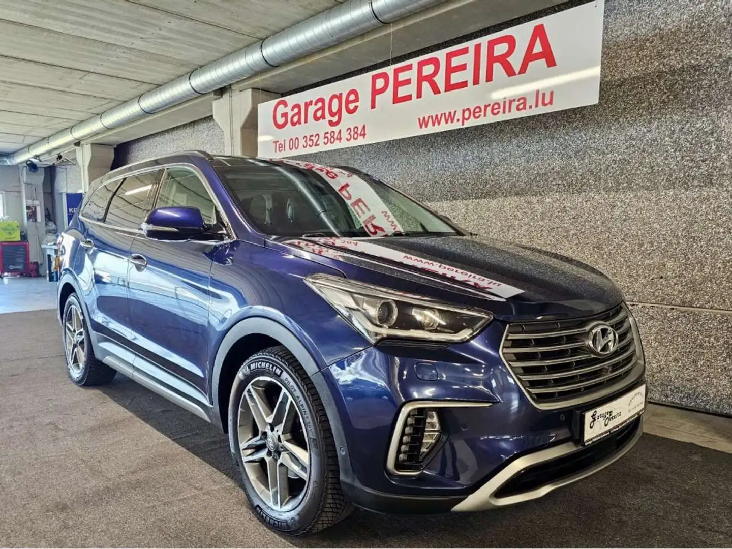 Hyundai Grand Santa Fe 2.2CRDi 200 AWD PANO CUIR NAVI 7 SITZE Albastru - 1