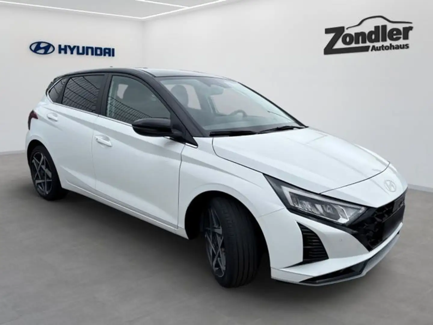 Hyundai i20 1.0 Turbo Prime Dachlackierung Navi Digitales Cock Blanc - 2