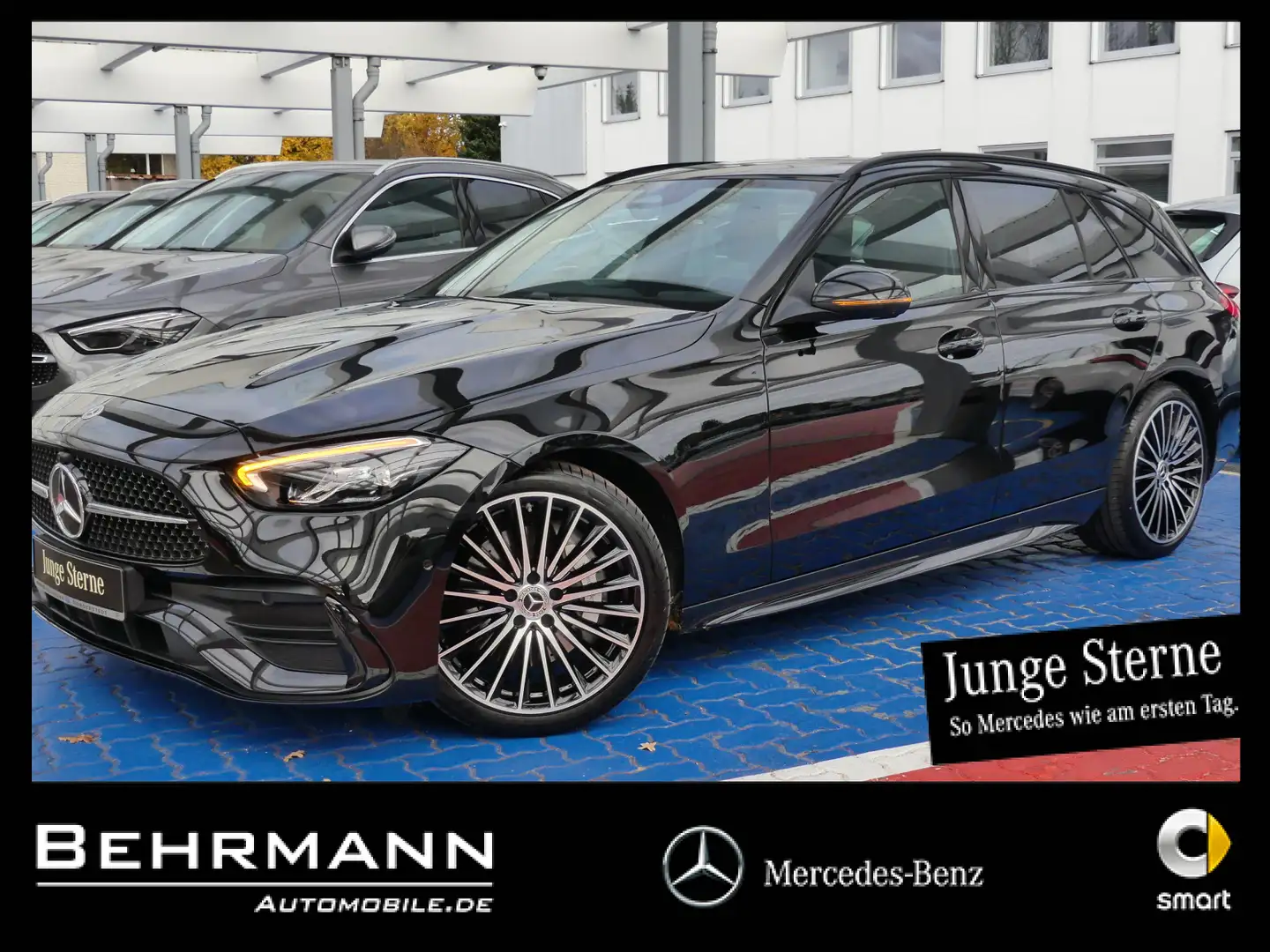 Mercedes-Benz C 180 C 180 T AMG +++360°Kam+LED-Scheinw+AssistPaket++ Schwarz - 1
