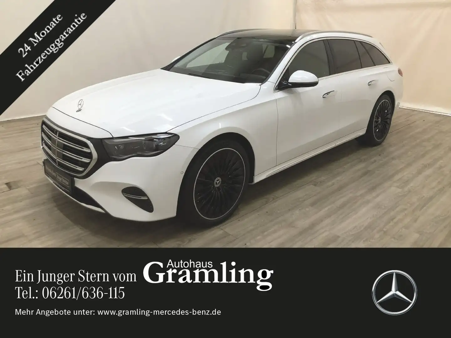 Mercedes-Benz E 300 de 4M EXCLUSIVE Superscreen*Pano*Distr*HUD Weiß - 1