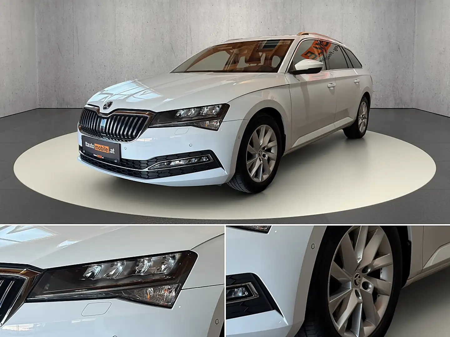 Skoda Superb Kombi 2,0 TDI Style DSG Weiß - 2