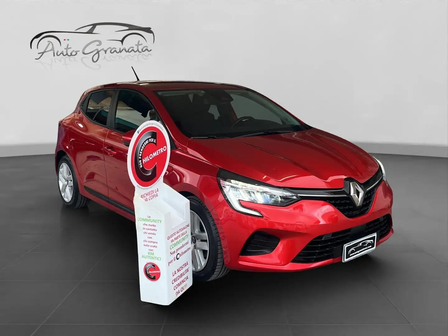 Renault Clio 1.5 blue dCi Zen 100cv NEOPATENTATI Rosso - 1