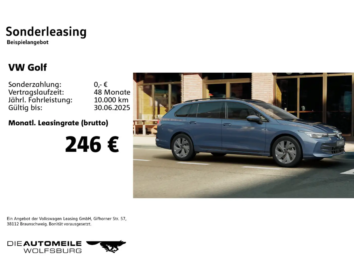 Volkswagen Golf Variant Golf 8 VIII Variant 1.5 TSI Life LED+/ACC Blau - 2