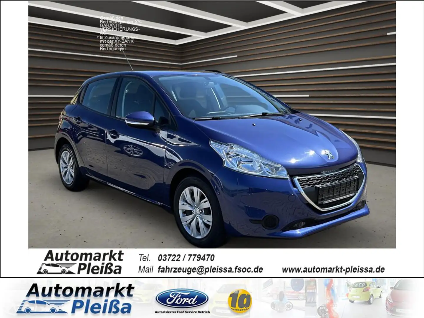 Peugeot 208 68 VTI Active Blau - 1