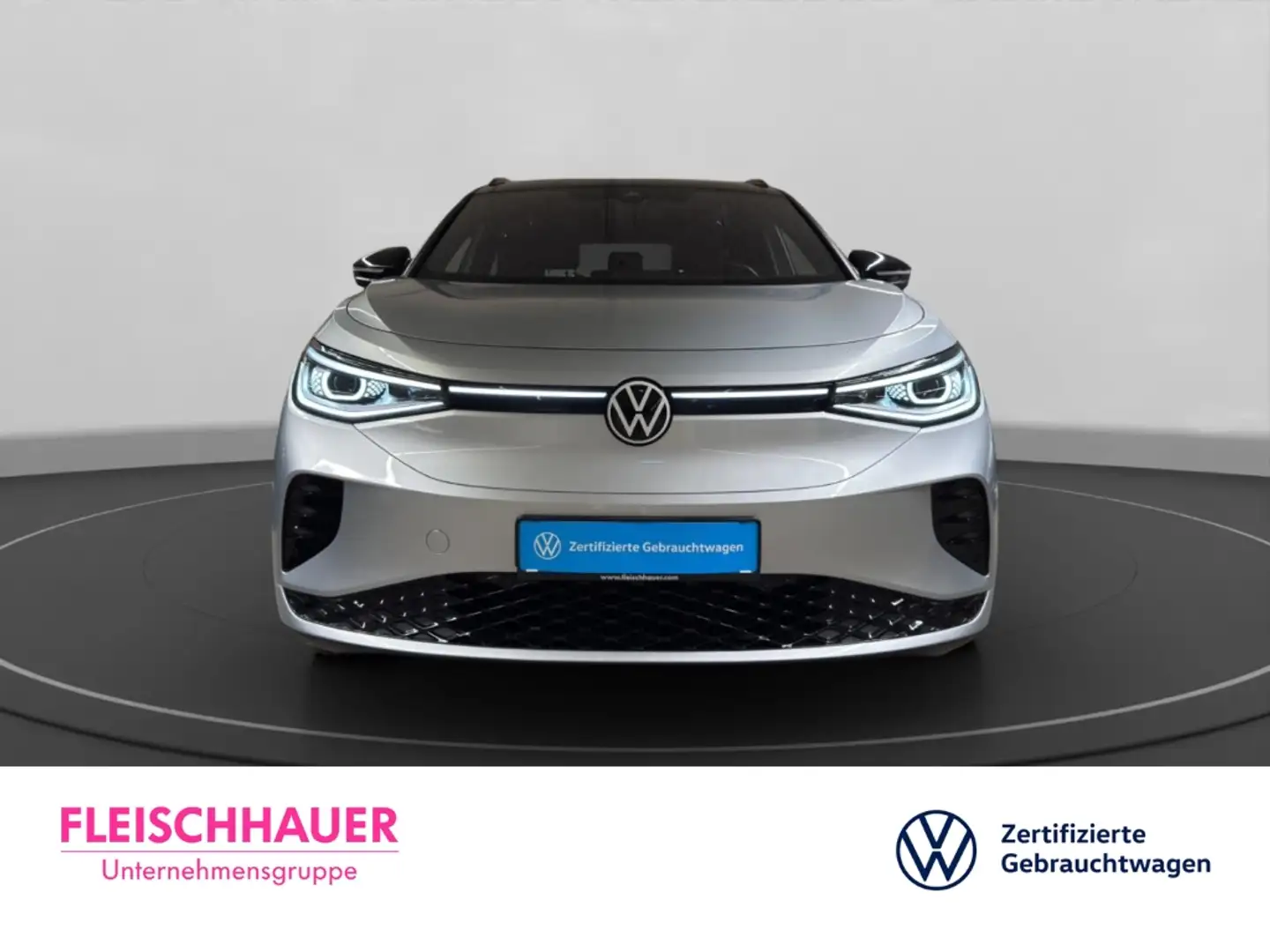 Volkswagen ID.4 GTX 4Motion MATRIX+PANO+AHK+ACC+HUD+NAVI+CARPLAY+H Silber - 2