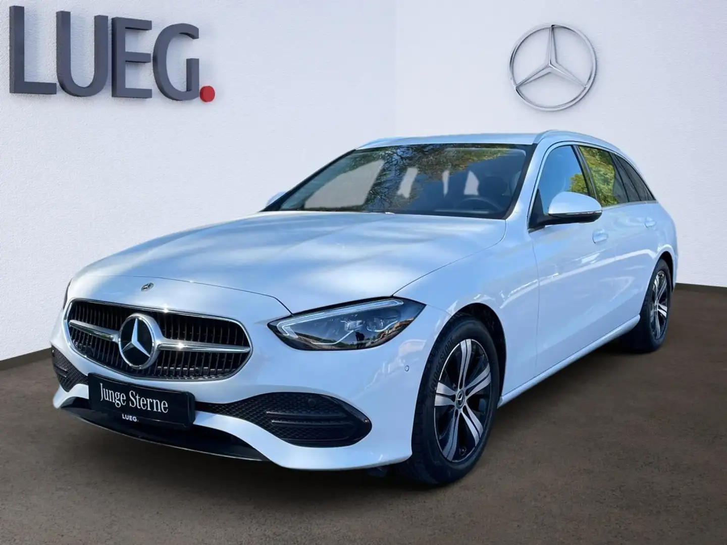Mercedes-Benz C 220 d 4MATIC T AVANTGARDE-ADVANCED+AHK+KAMERA Weiß - 1