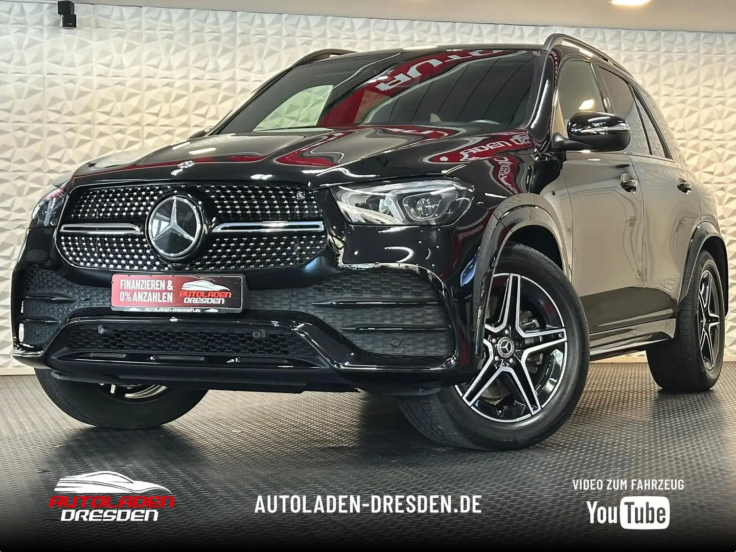 Mercedes-Benz GLE 350 GLE350d AMG NIGHT 4MATIC LED#LUFT#NAV#CAM#VIRTU Noir - 1