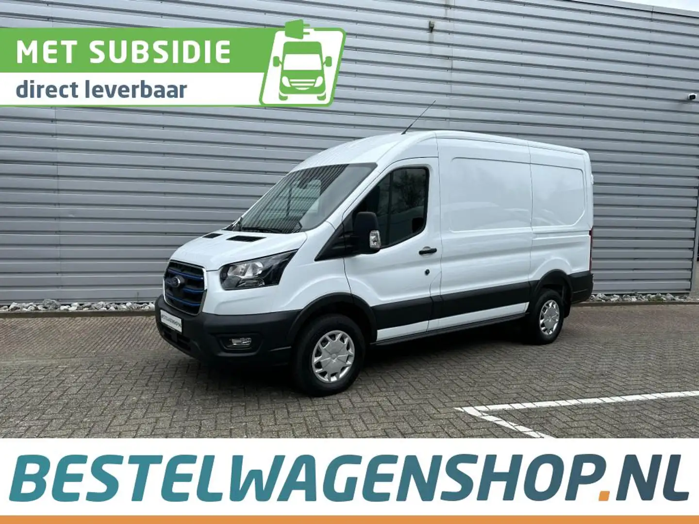 Ford E-Transit Trend 390 L2H2 135kw RWD 68KWH - SUBSIDIE Biały - 1