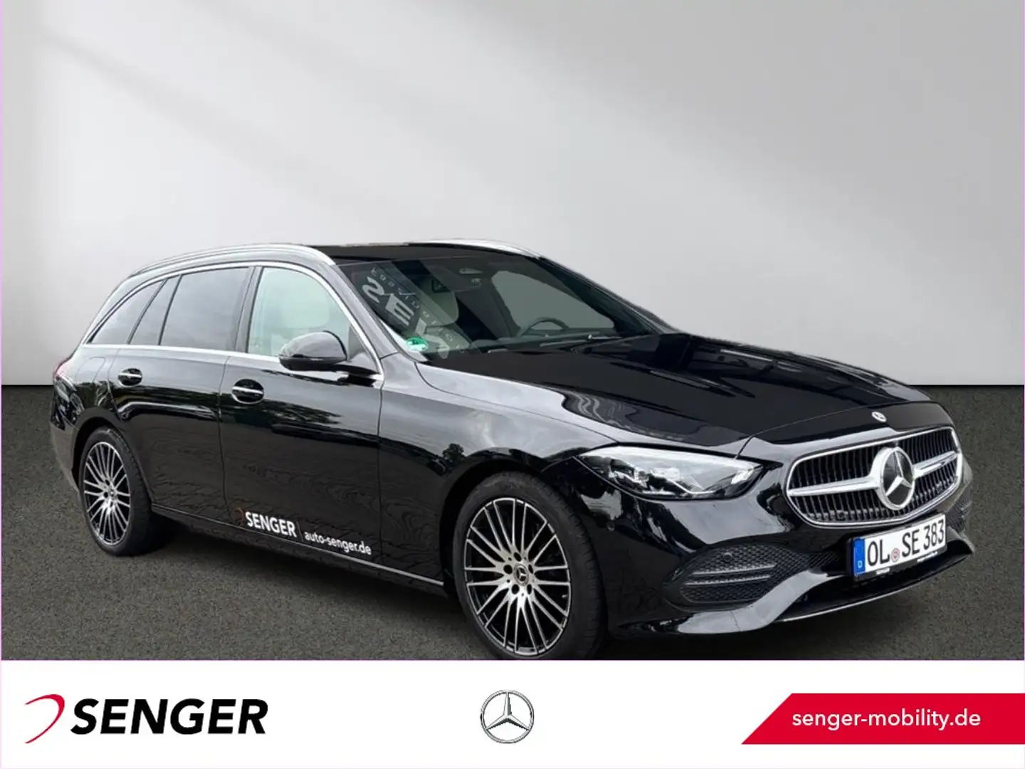 Mercedes-Benz C 180 T Avantgarde AHK Totwinkel Carplay 360°K. Schwarz - 1