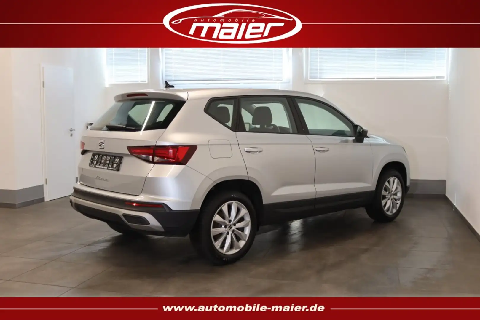 SEAT Ateca 1.5 TSI Style Virtual-Navi-AHK-LED-SHZ-PDC Silber - 2