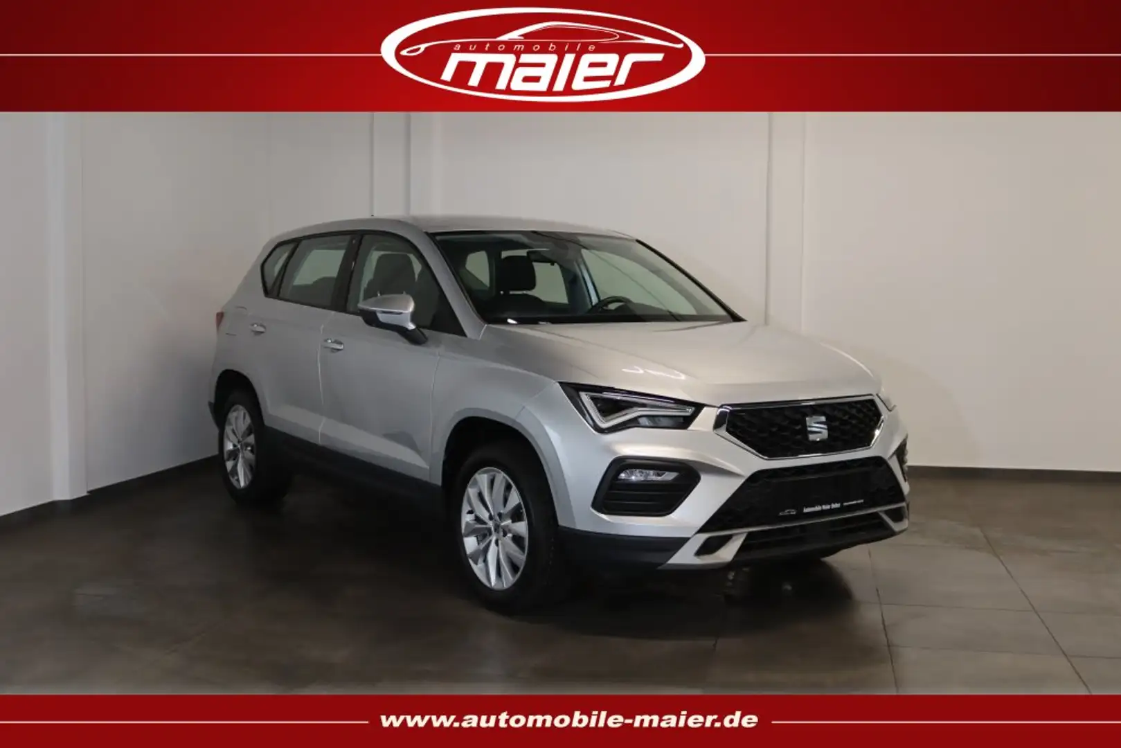 SEAT Ateca 1.5 TSI Style Virtual-Navi-AHK-LED-SHZ-PDC Silber - 1