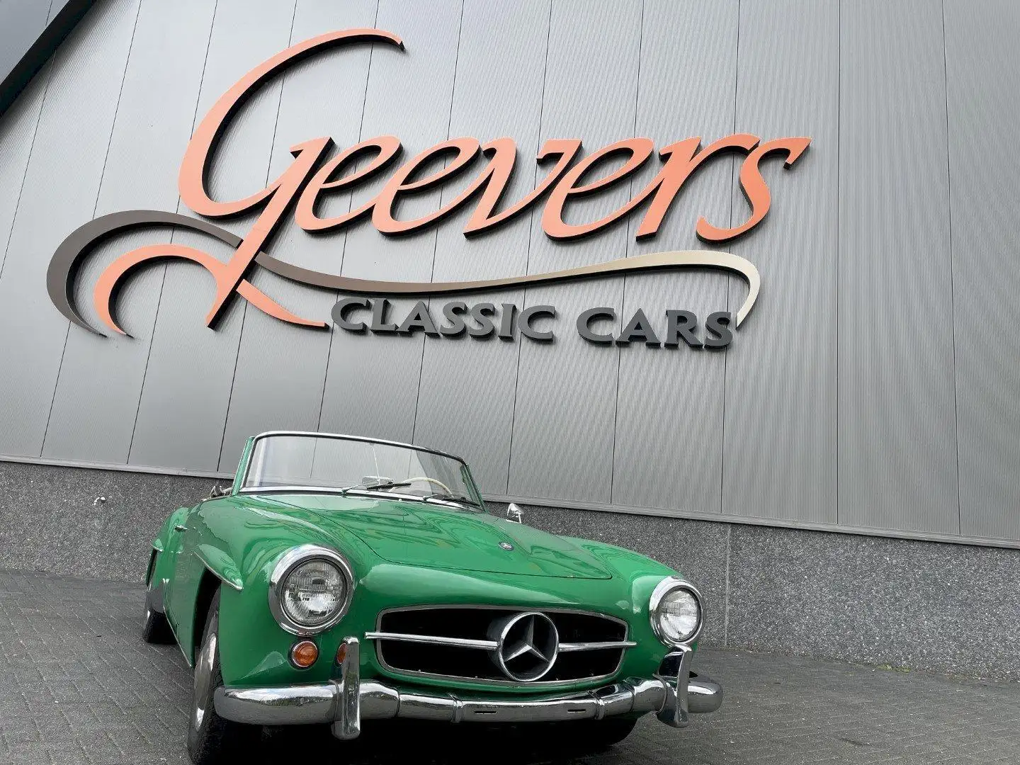 Mercedes-Benz 190 190SL Cabriolet handgeschakeld Grün - 1