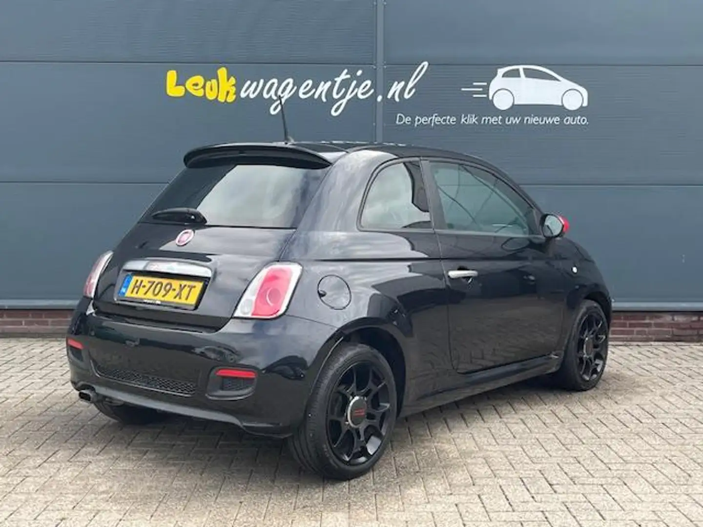 Fiat 500 1.2 500S *sportinterieur *16” *topstaat *APK nieuw Zwart - 2