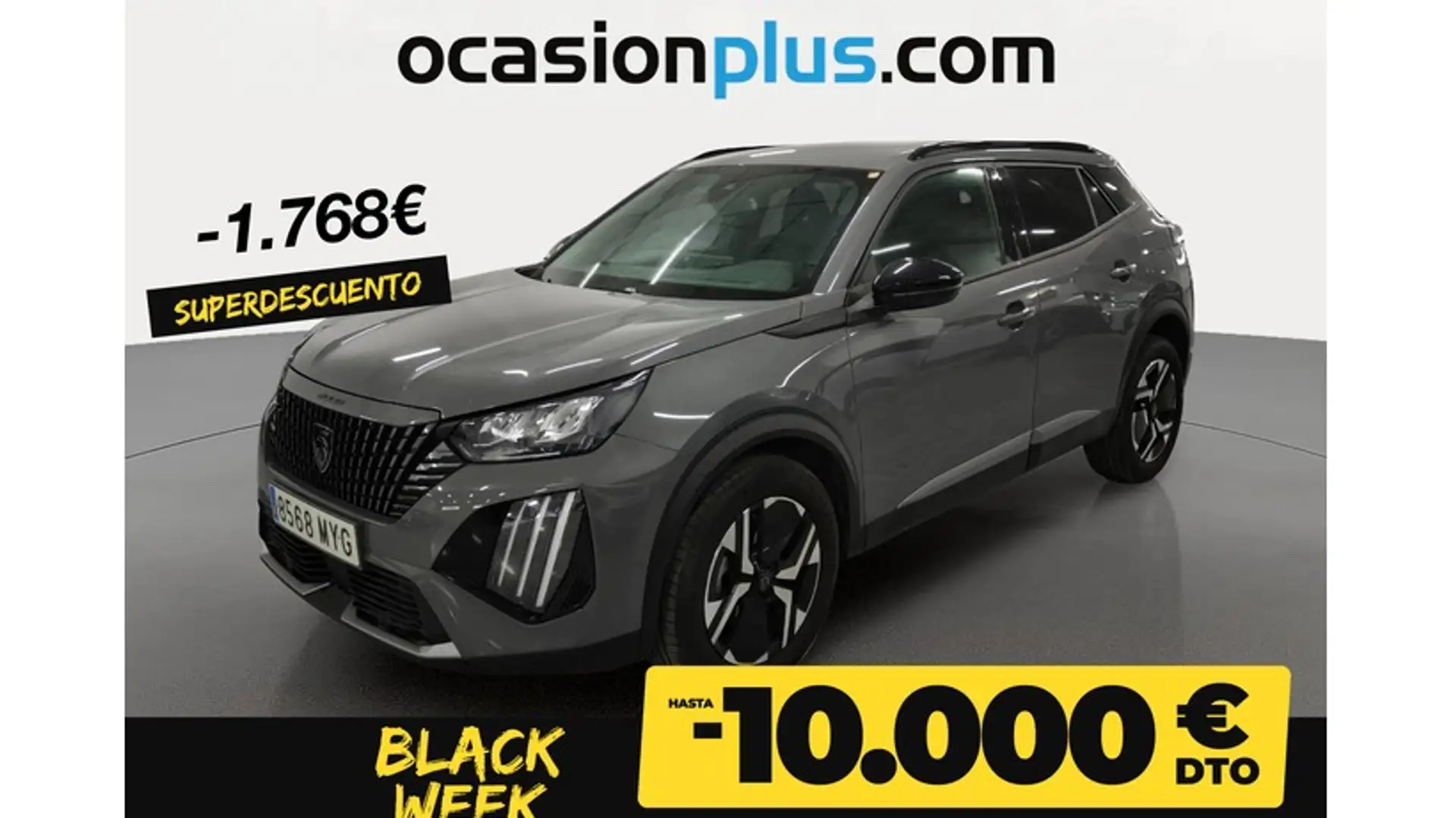 Peugeot 2008 1.2 PureTech S&S Allure 100 Gris - 1