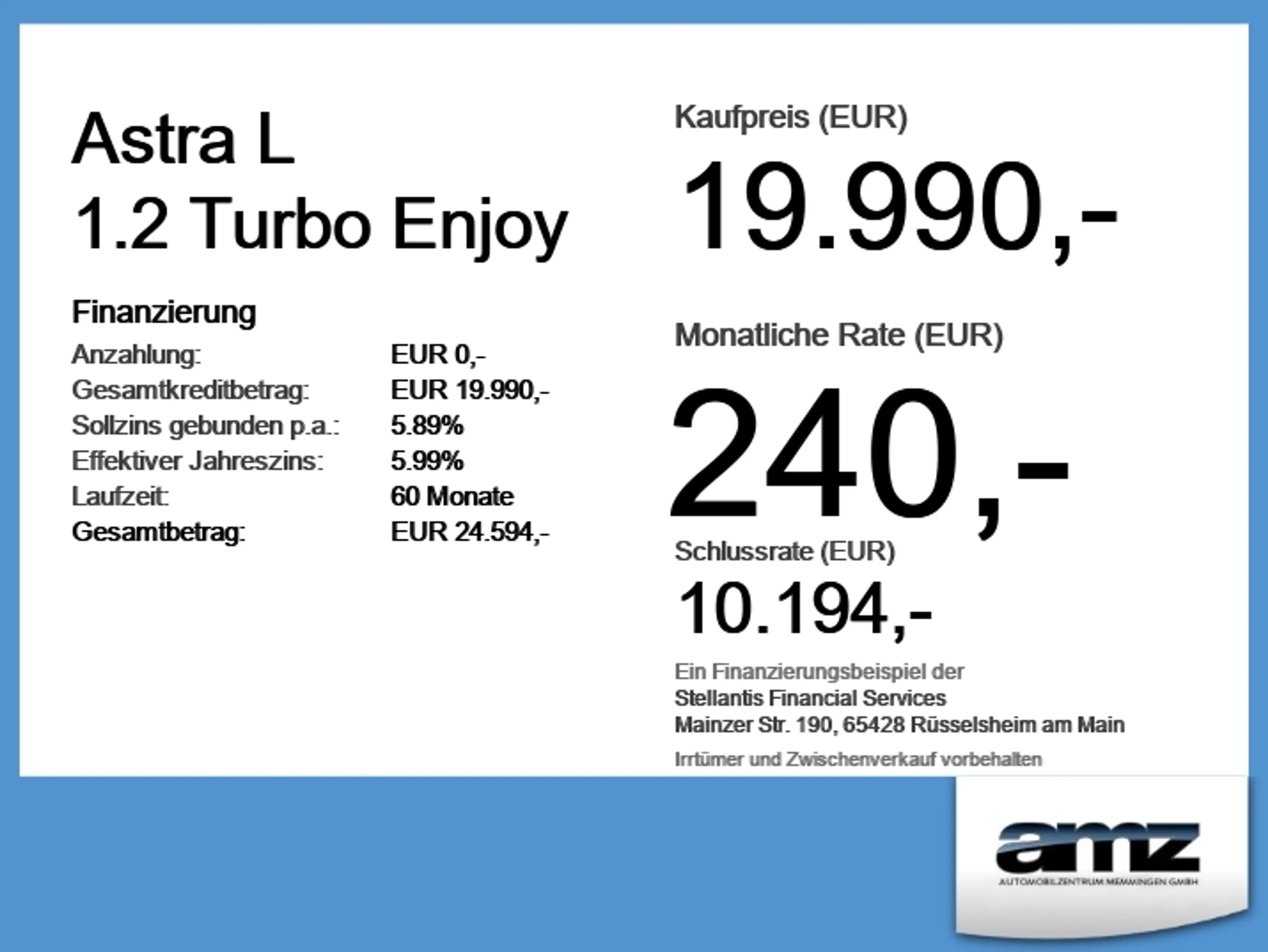 Opel Astra L 1.2 Turbo Enjoy LED+SHZ+Fernlichtass.+LM — photo 3